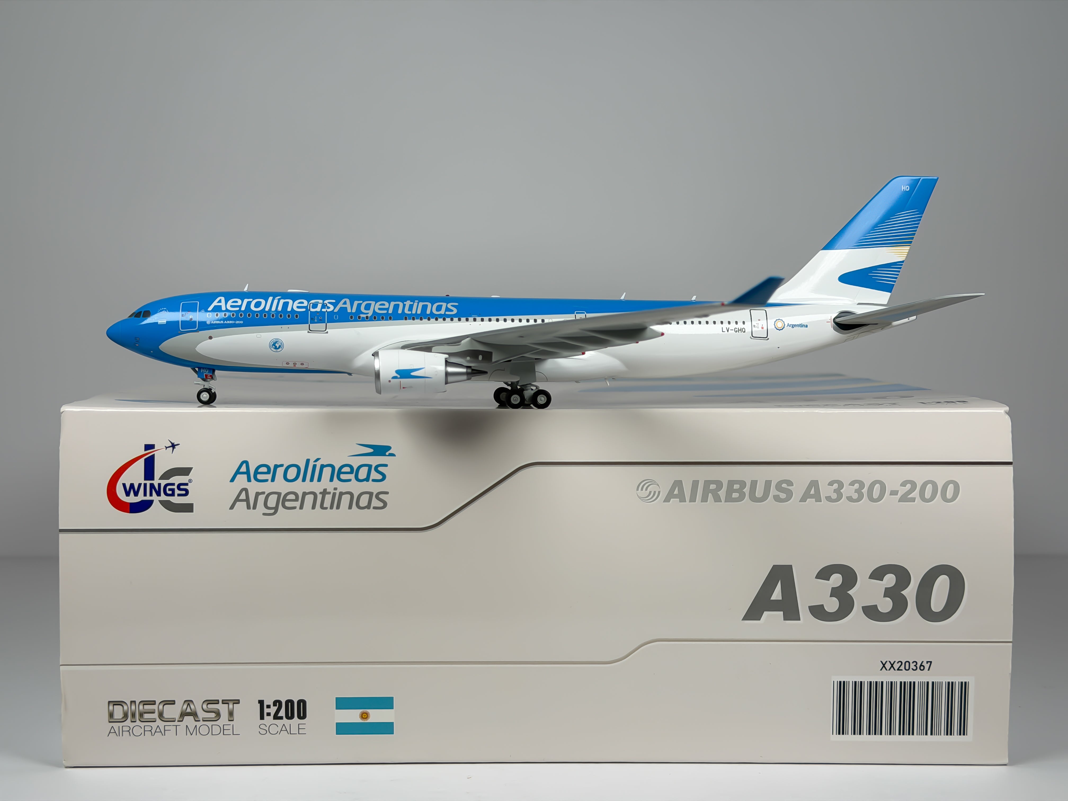 Aerolineas Argentinas Airbus A330-200 1:200 JC Wings LV-GHQ (XX20367)