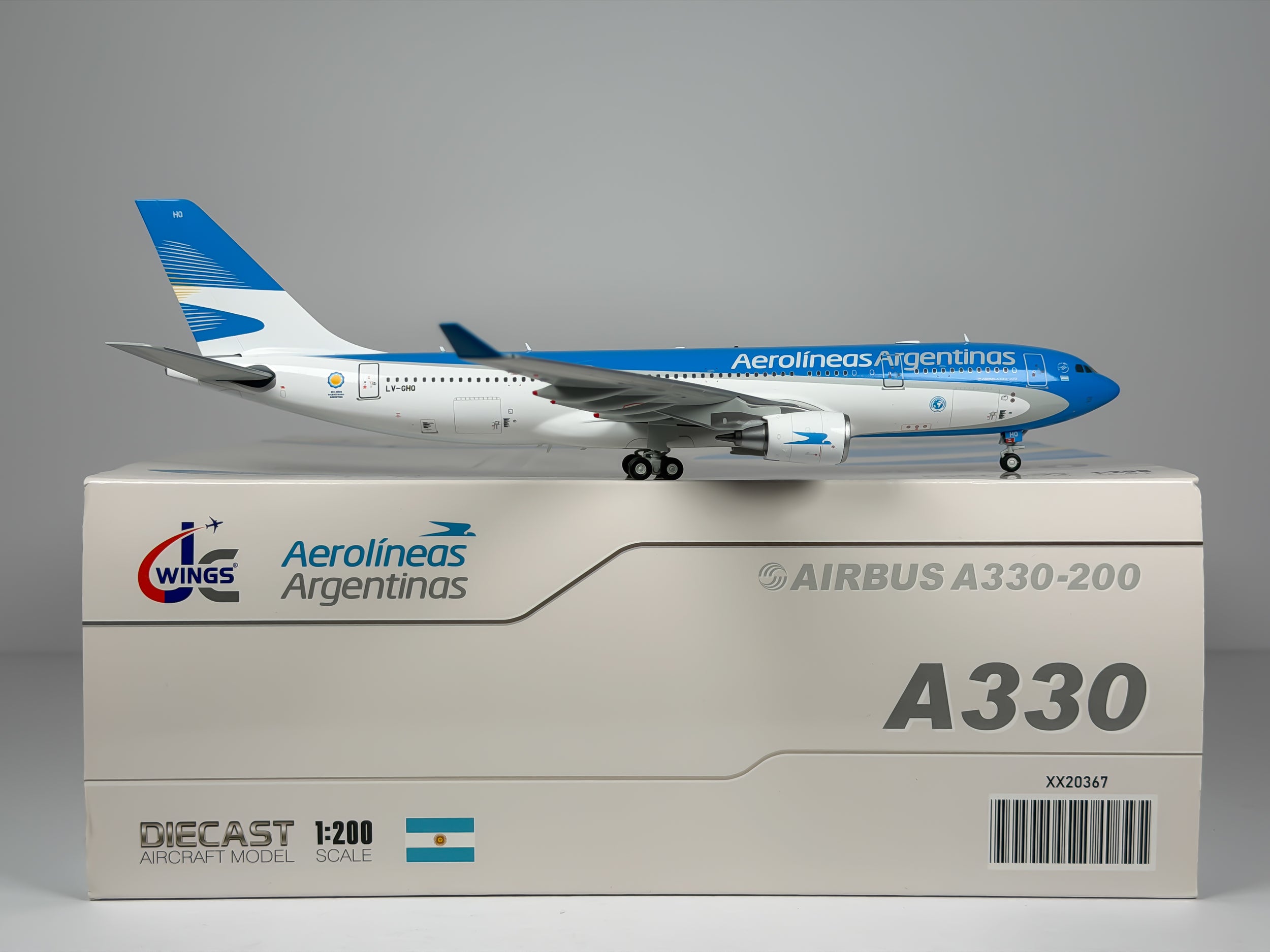 Aerolineas Argentinas Airbus A330-200 1:200 JC Wings LV-GHQ (XX20367)