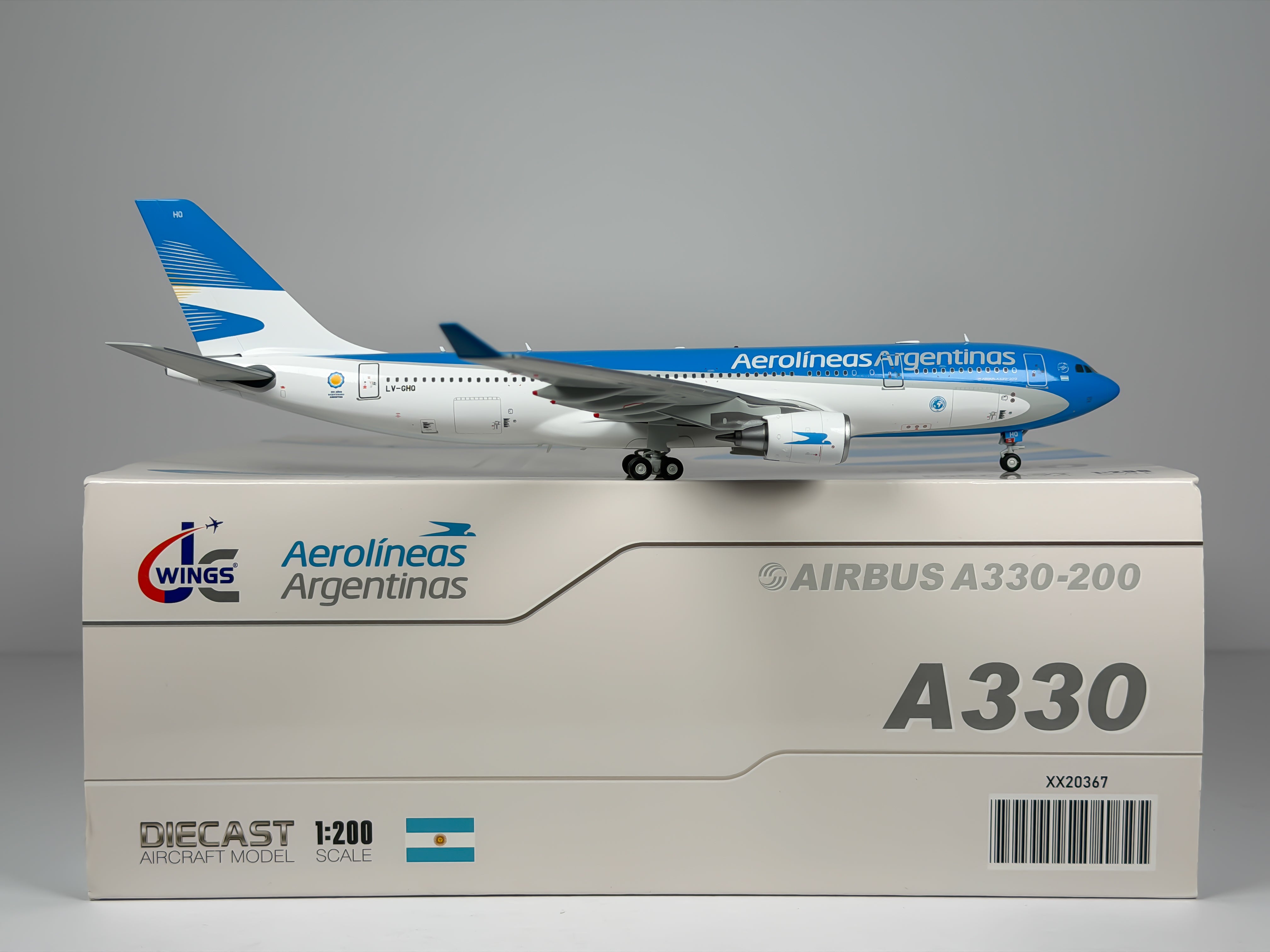 Aerolineas Argentinas Airbus A330-200 1:200 JC Wings LV-GHQ (XX20367)