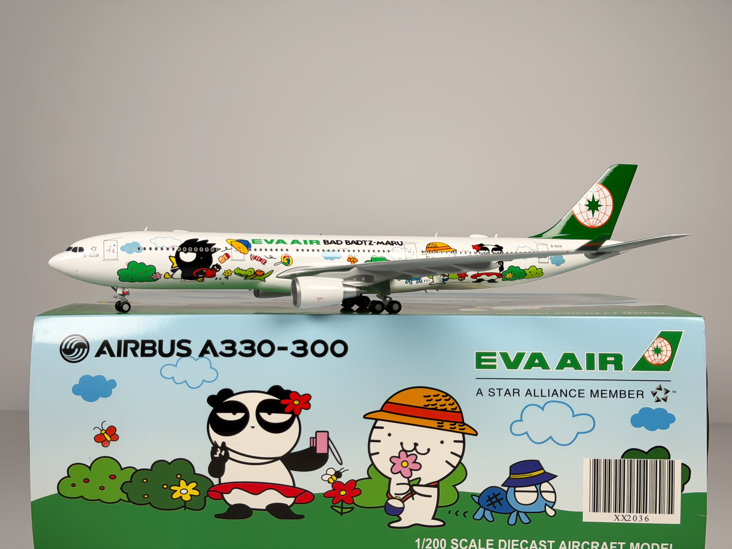 Eva Air Airbus A330-300 1:200 JC Wings B-16331 (XX2036)