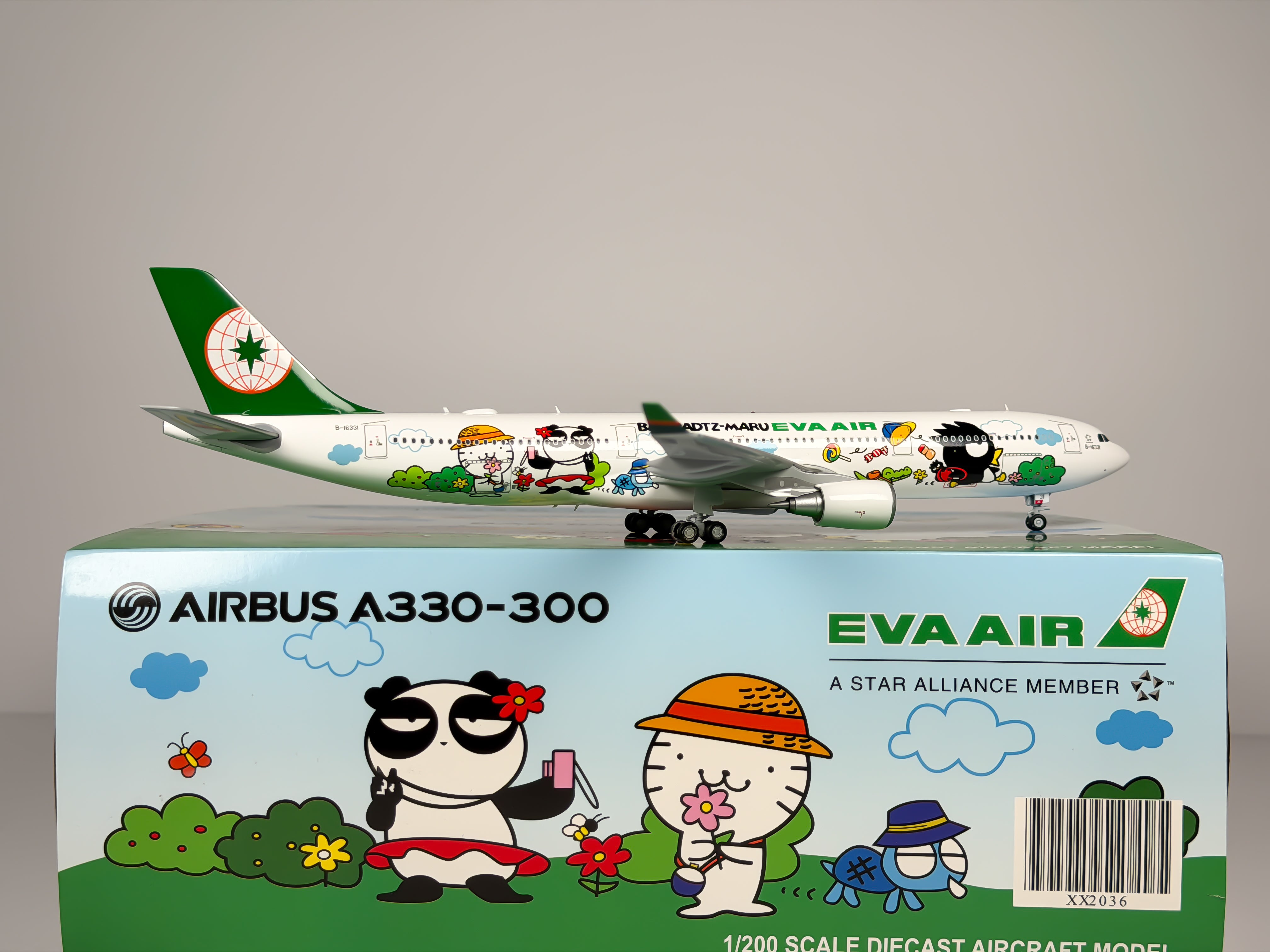 Eva Air Airbus A330-300 1:200 JC Wings B-16331 (XX2036)