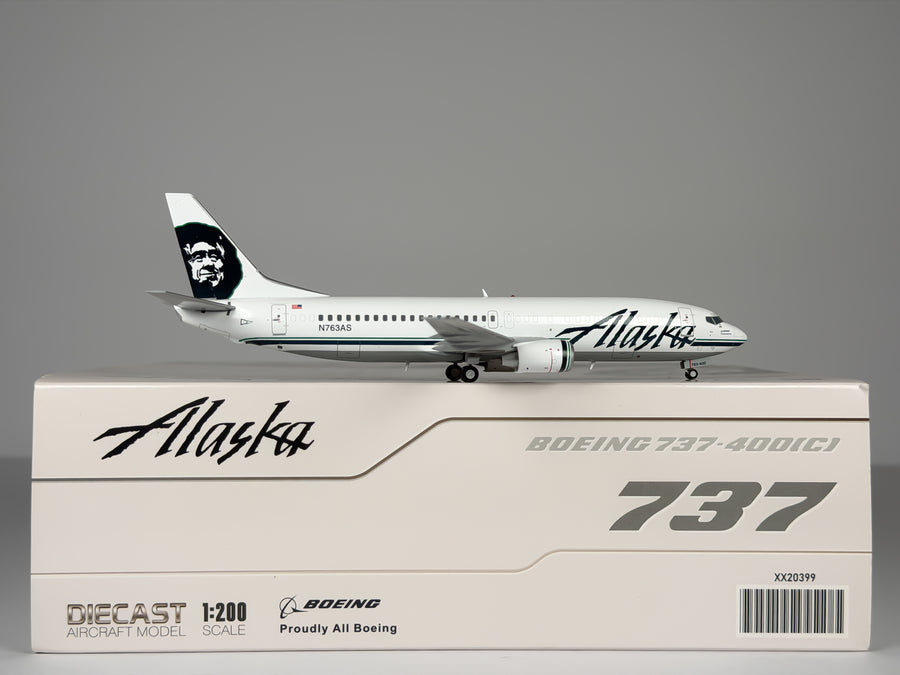 Alaska Airlines Boeing 737-400 1:200 JC Wings N763AS (XX20399)