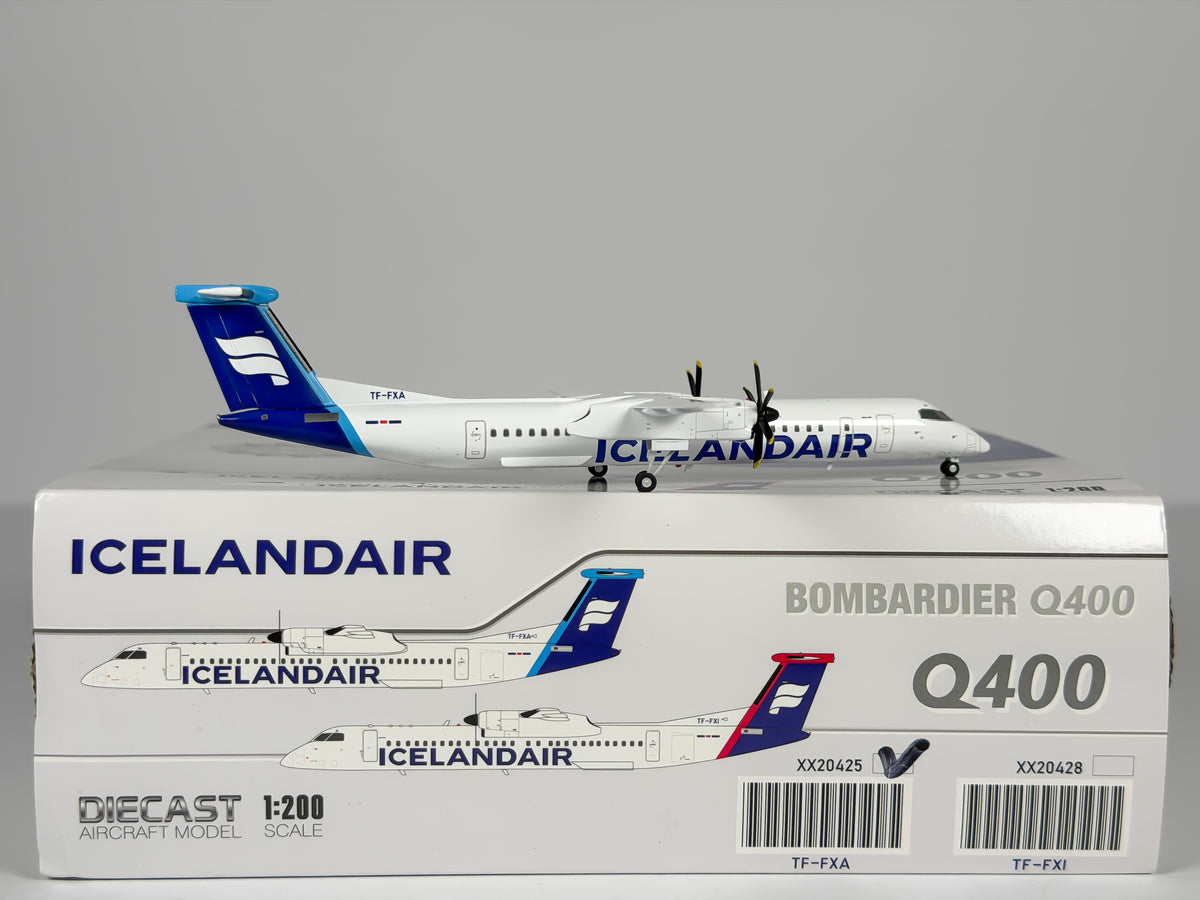 Icelandair De Havilland Q400 1:200 JC Wings TF-FXA (XX20425)