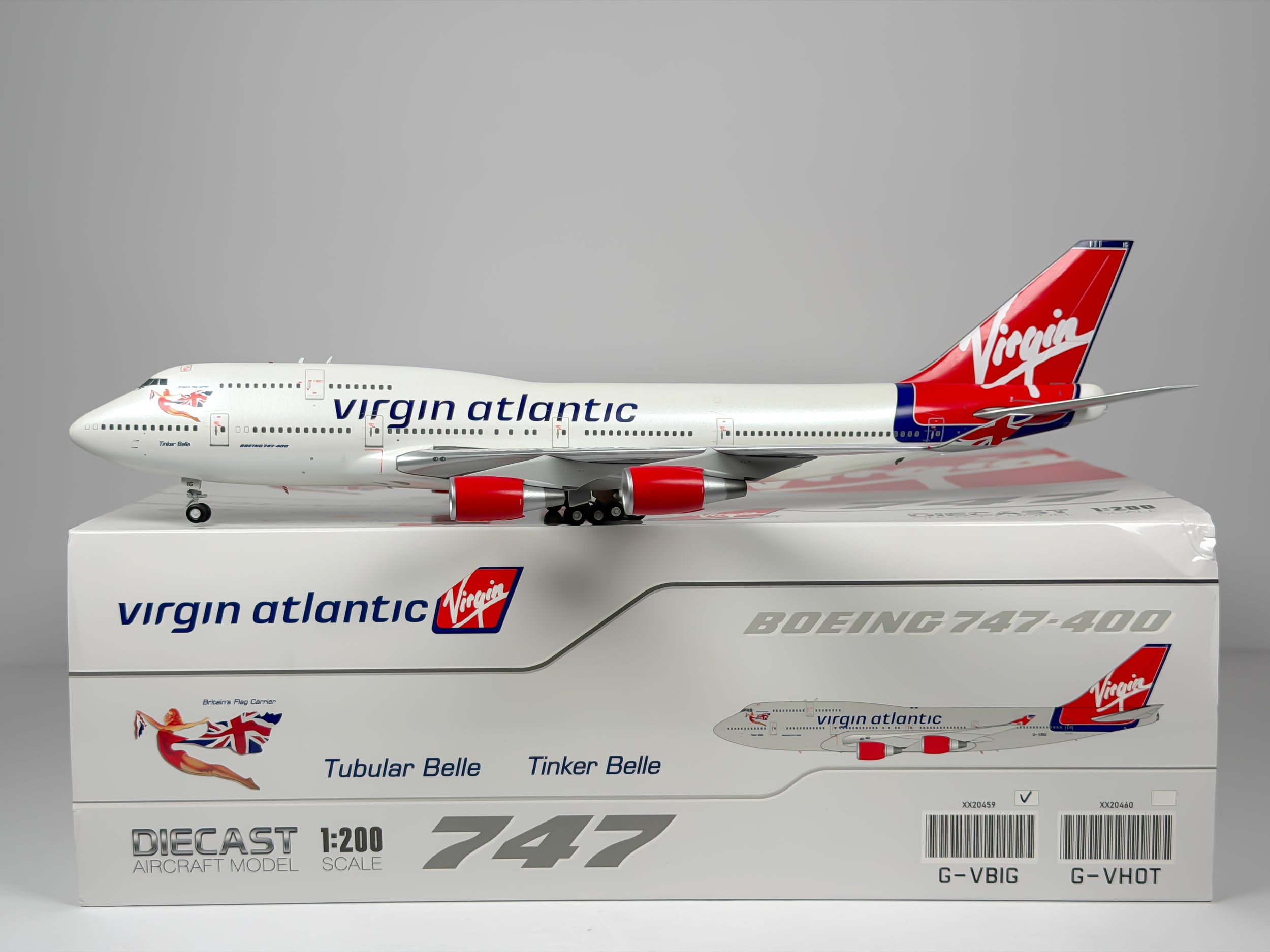 Virgin Atlantic Boeing 747-400 1:200 JC Wings G-VBIG (XX20459)