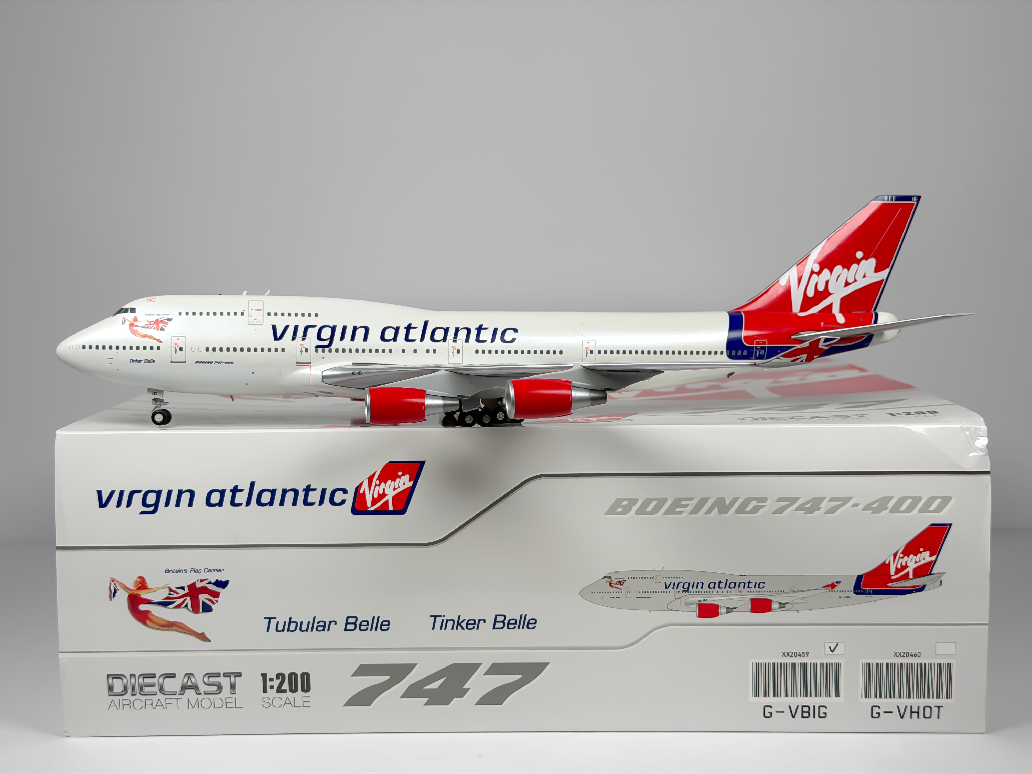 Virgin Atlantic Boeing 747-400 1:200 JC Wings G-VBIG (XX20459)