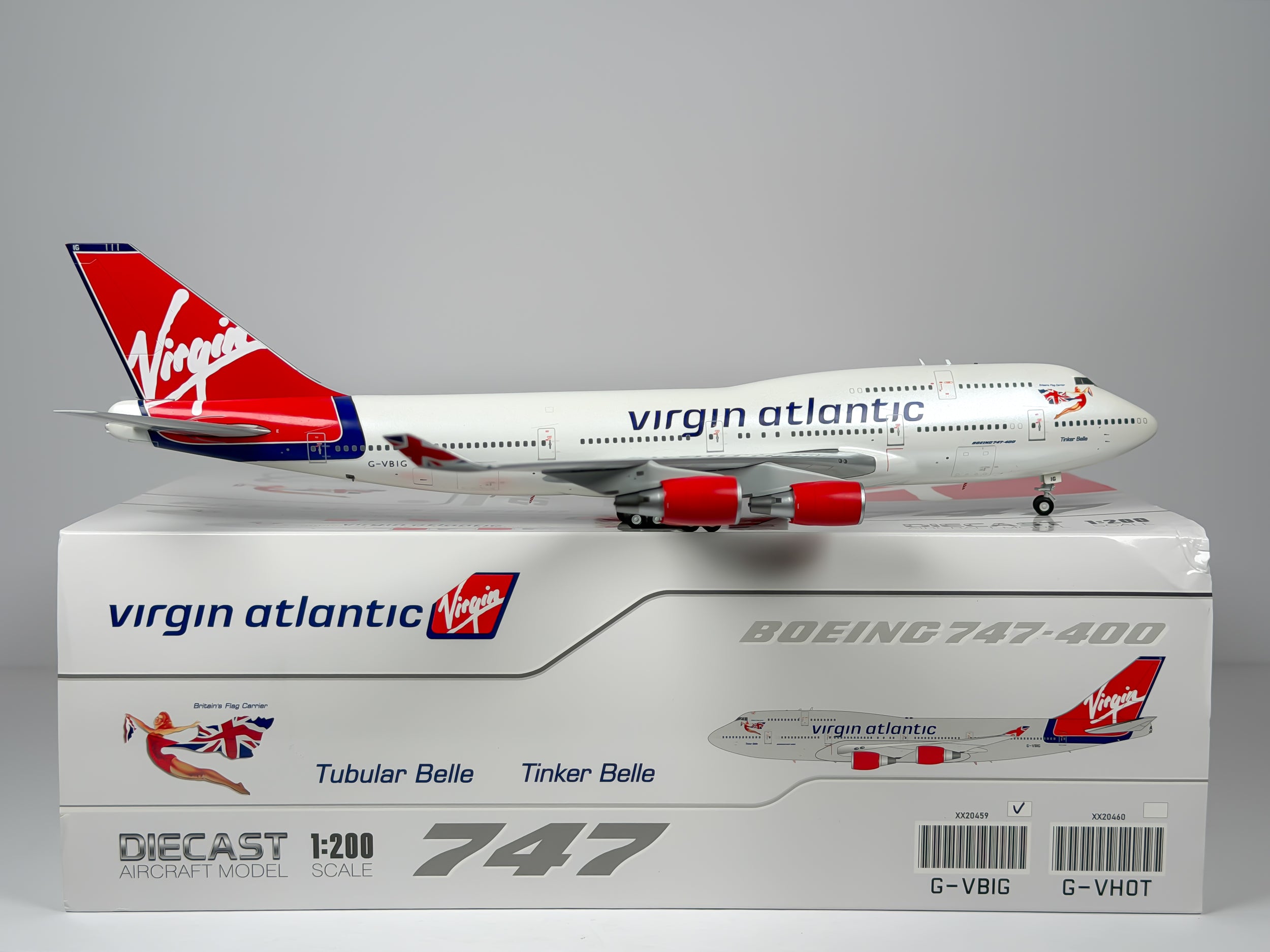 Virgin Atlantic Boeing 747-400 1:200 JC Wings G-VBIG (XX20459)