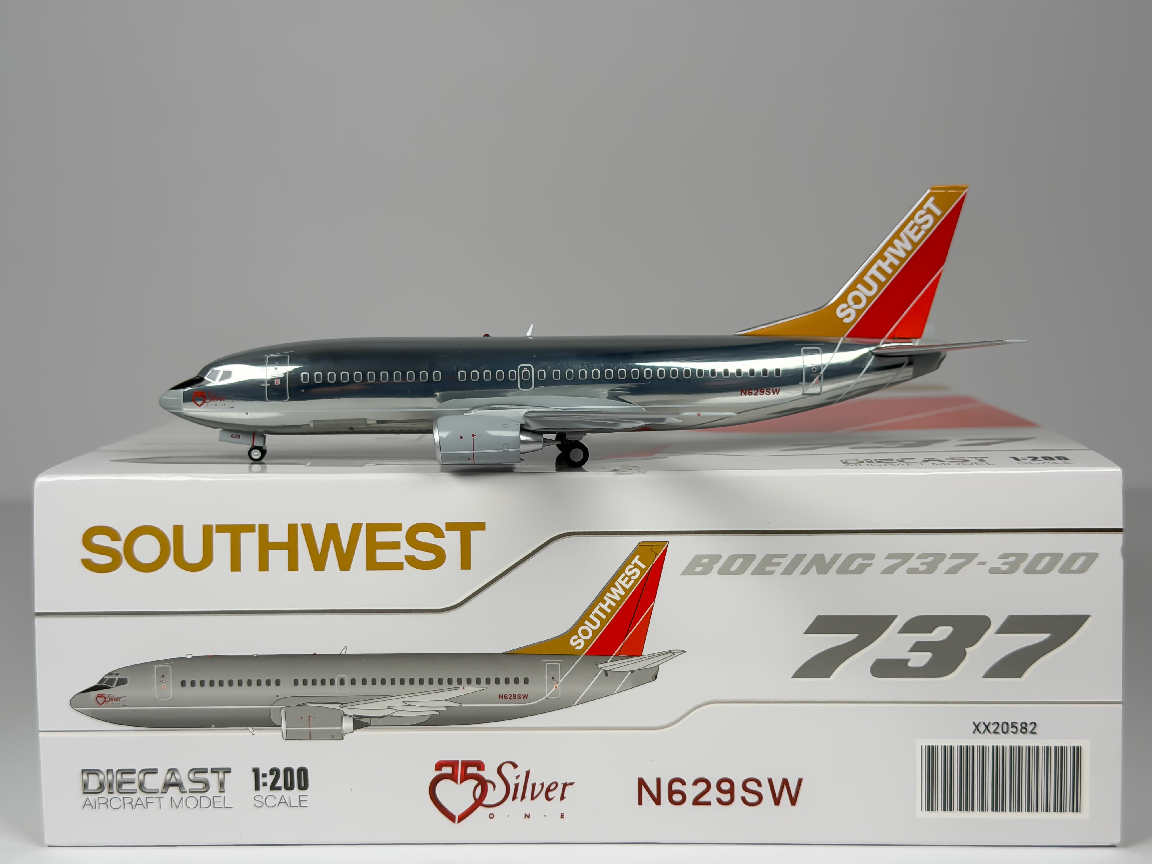 Southwest Airlines Boeing 737-300 1:200 JC Wings N629SW (XX20582)
