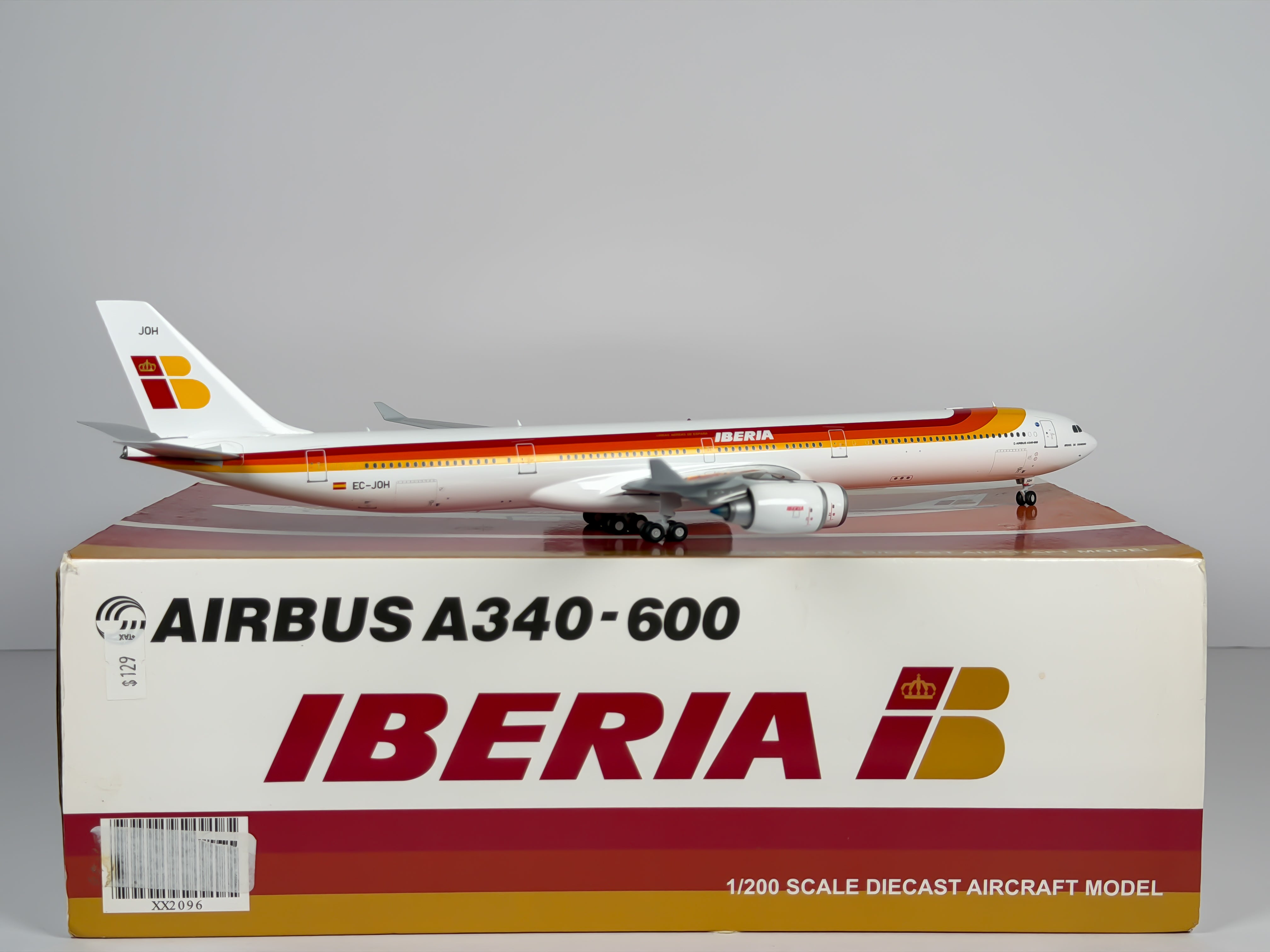 Iberia Airlines Airbus A340-600 1:200 JC Wings EC-JOH (XX2096)