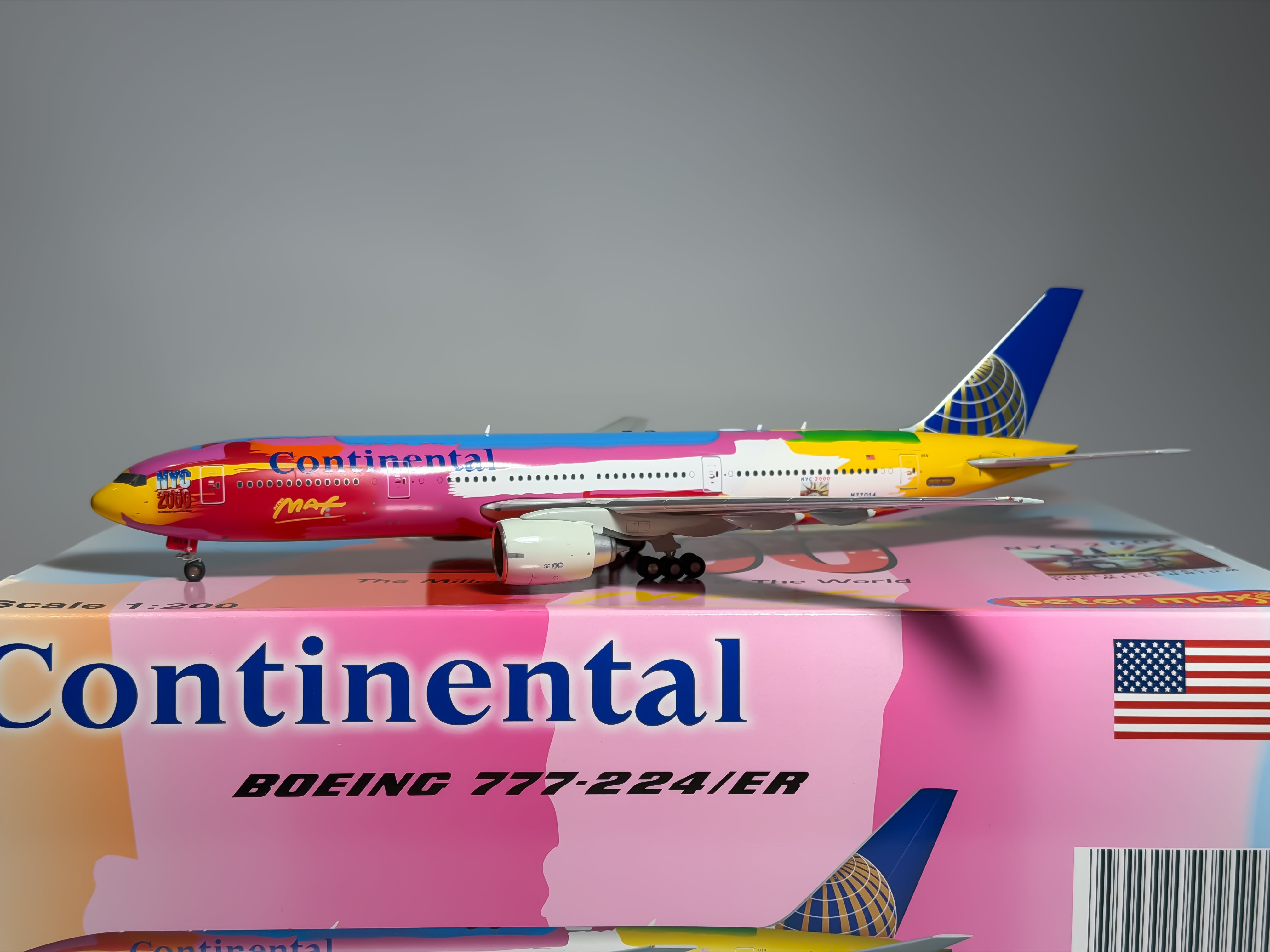 Continental Airlines Boeing 777-200 1:200 JC Wings N77014 (XX2108)