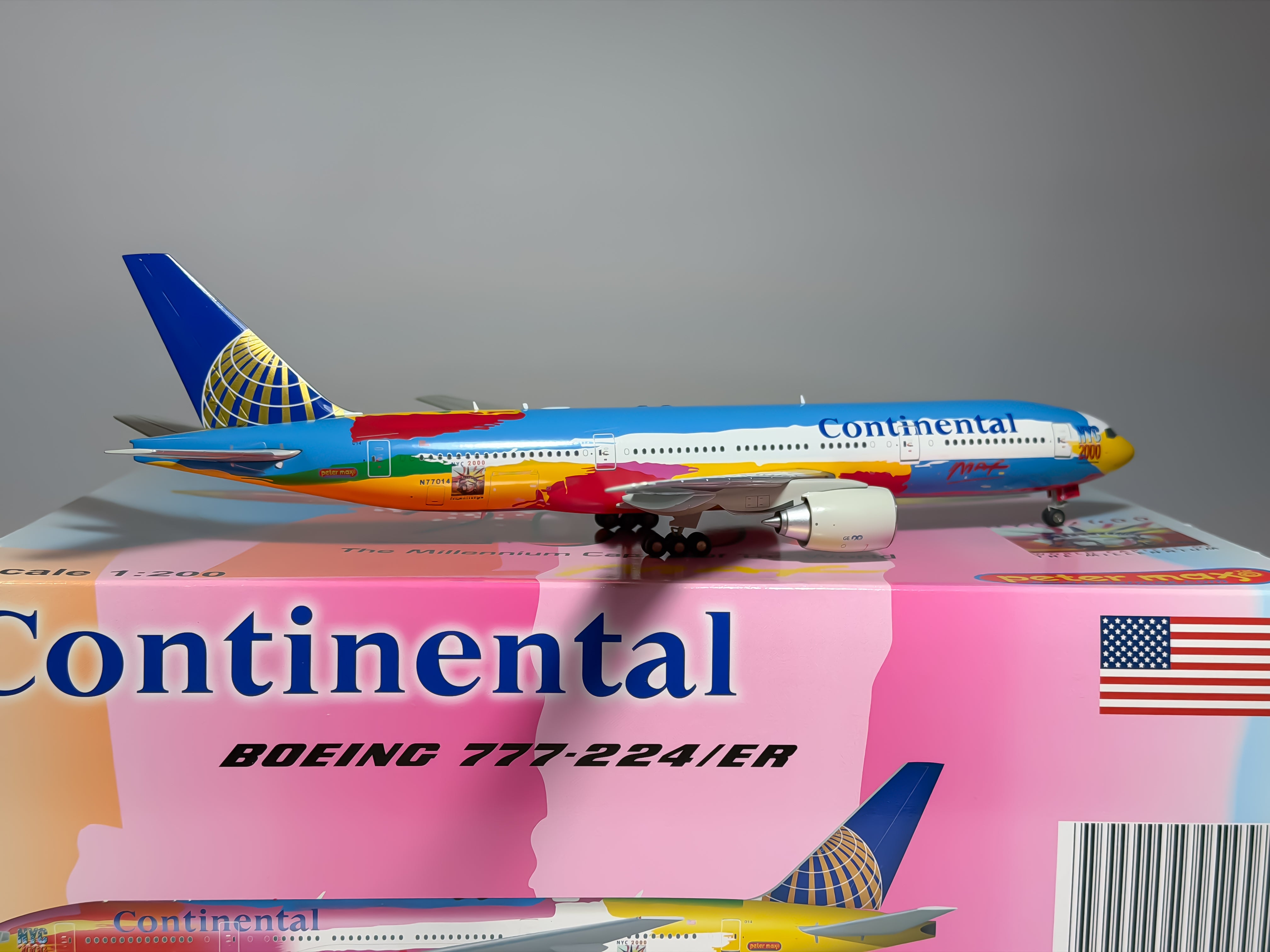 Continental Airlines Boeing 777-200 1:200 JC Wings N77014 (XX2108)