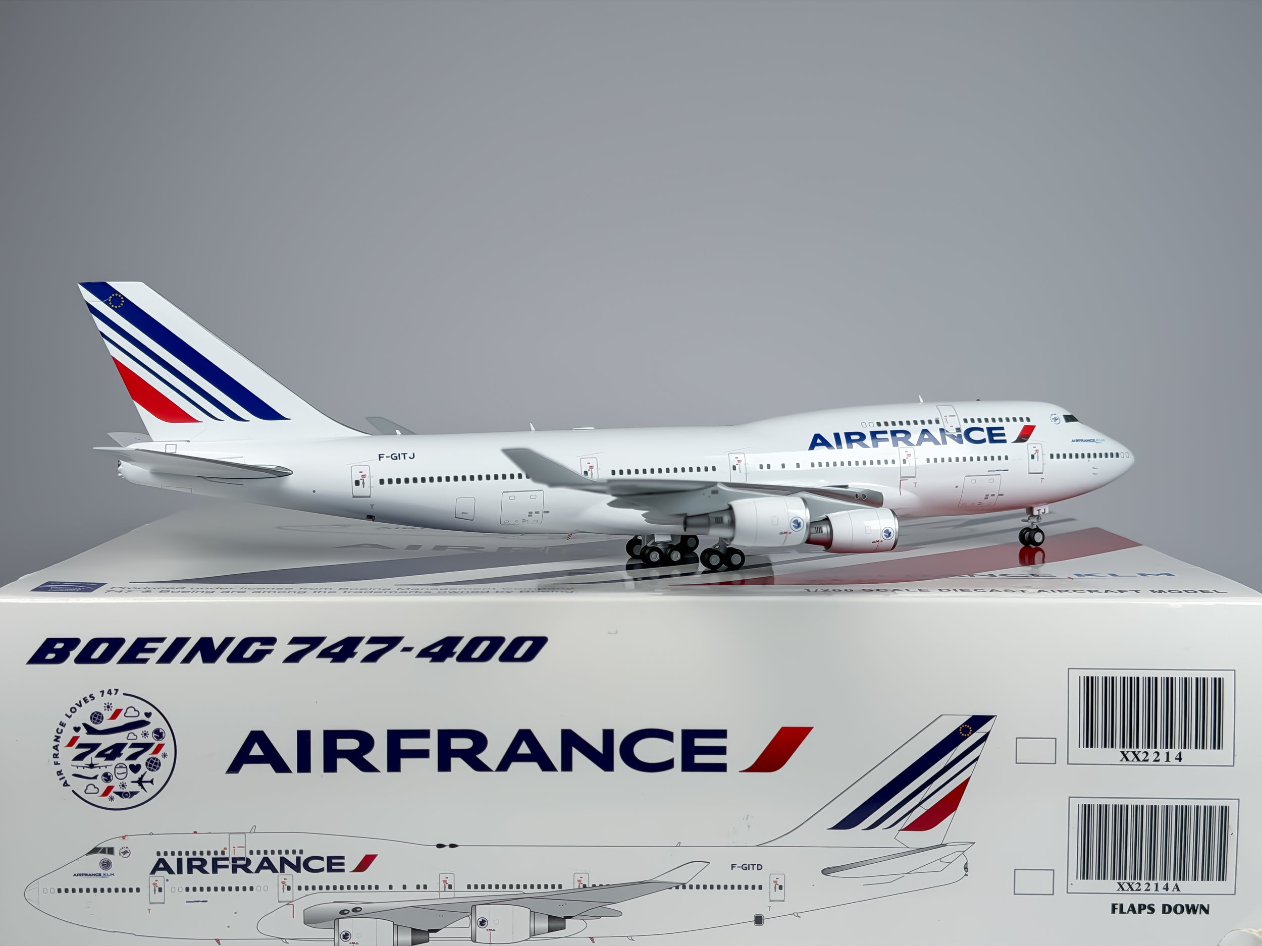 Air France Boeing 747-400 1:200 JC Wings F-GITJ (XX2194)