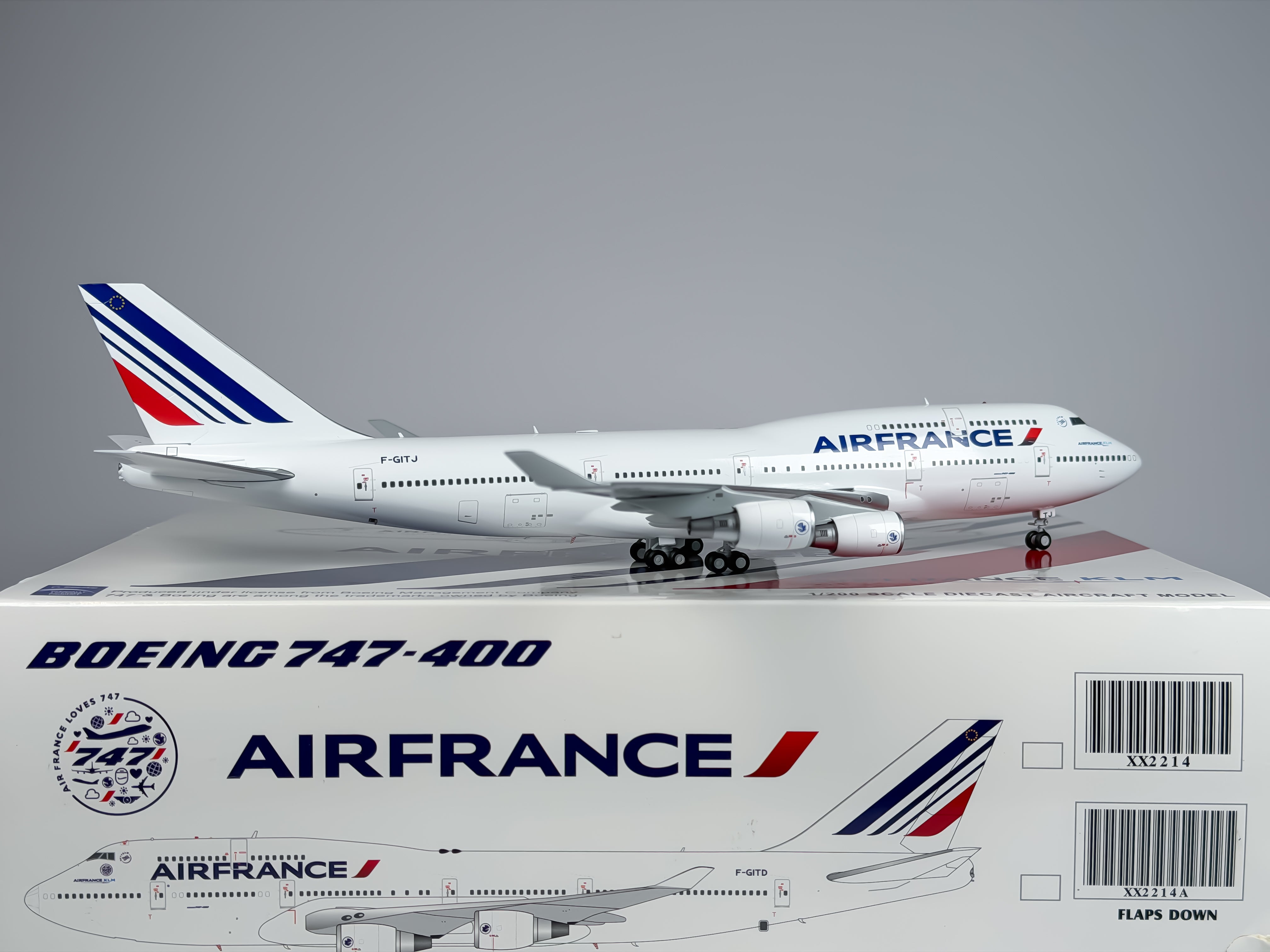 Air France Boeing 747-400 1:200 JC Wings F-GITJ (XX2194)