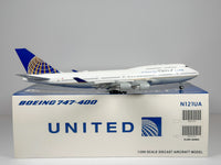 United Airlines Boeing 747-400 1:200 JC Wings N121UA (XX2204A) (Flaps Down Version)