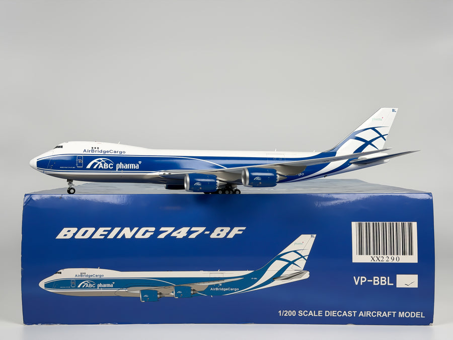 Air Bridge Cargo (ABC) Boeing 747-8F 1:200 JC Wings VP-BBL (XX2290)