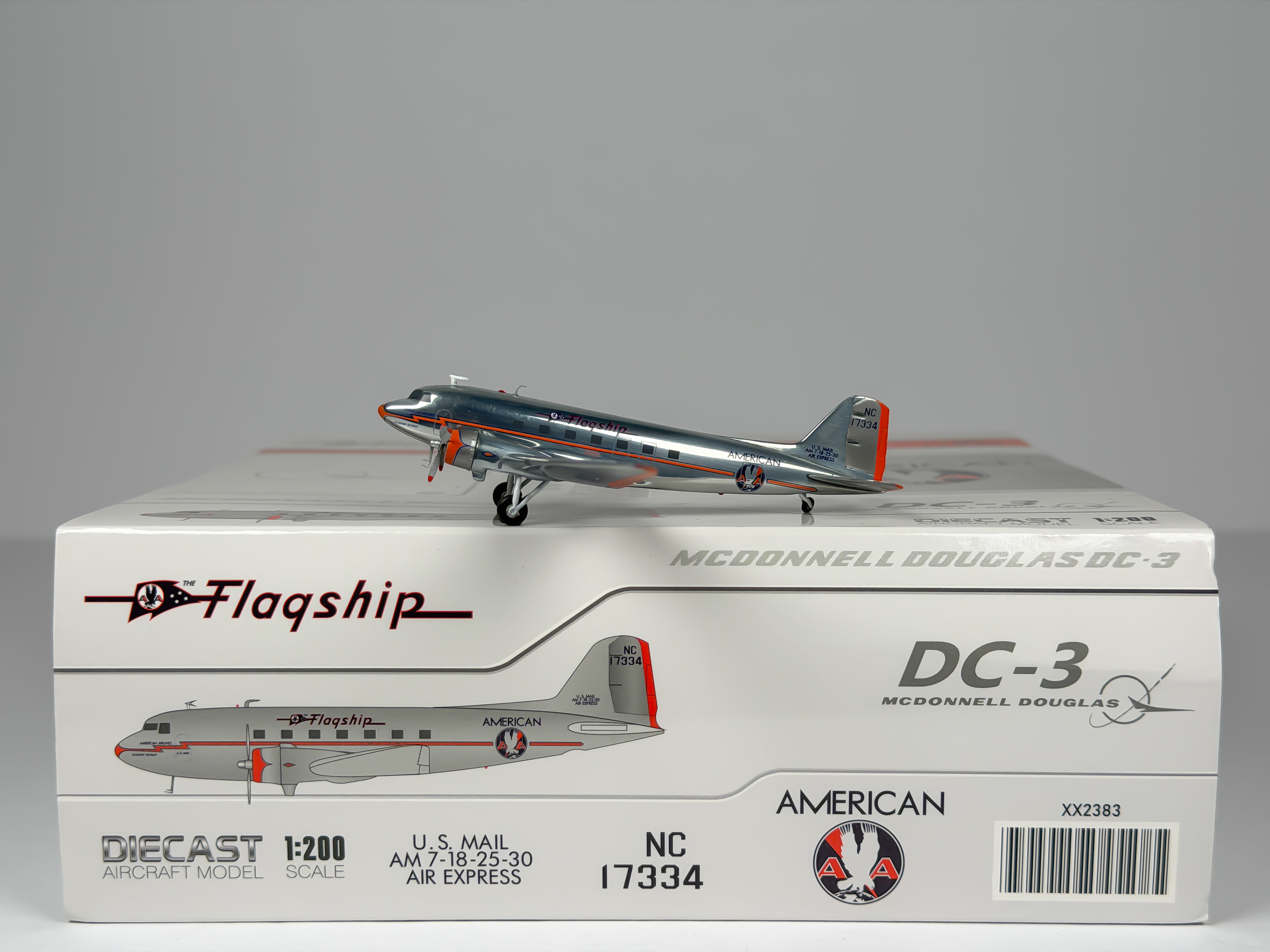 American Airlines Douglas DC-3 1:200 JC Wings NC17334 (XX2383)