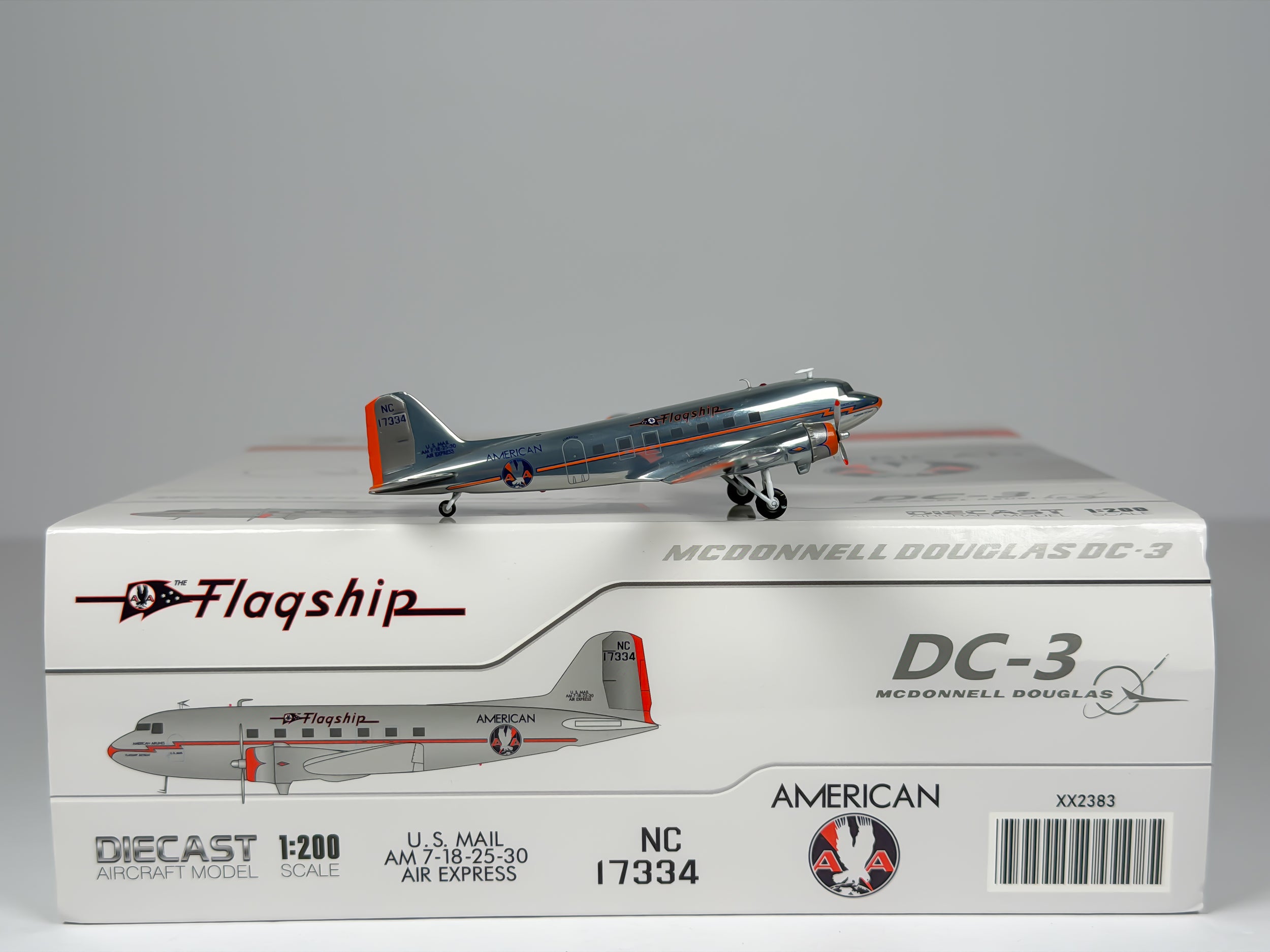 American Airlines Douglas DC-3 1:200 JC Wings NC17334 (XX2383)