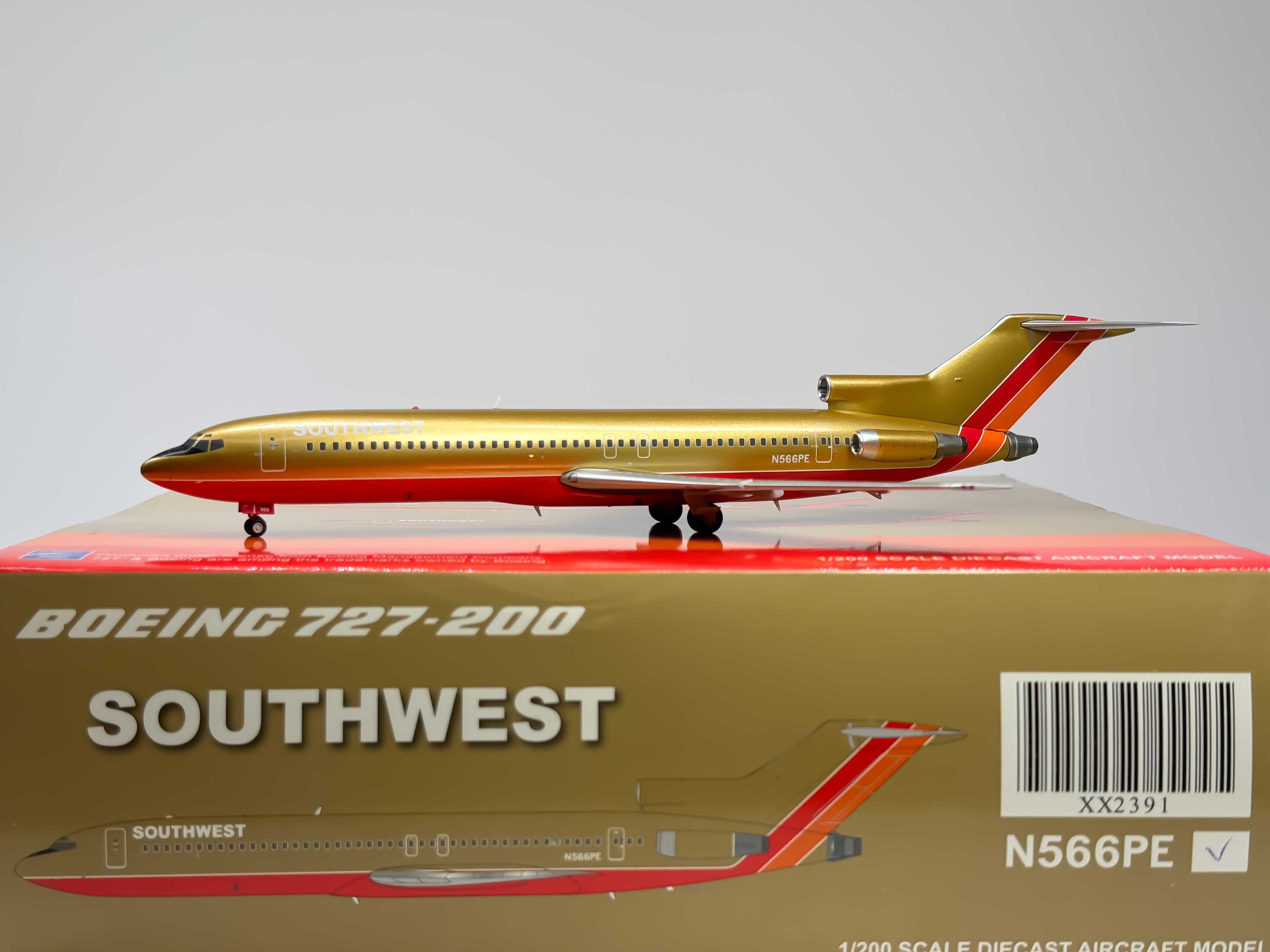 Southwest Airlines Boeing 727-200 1:200 JC Wings N566PE (XX2391)