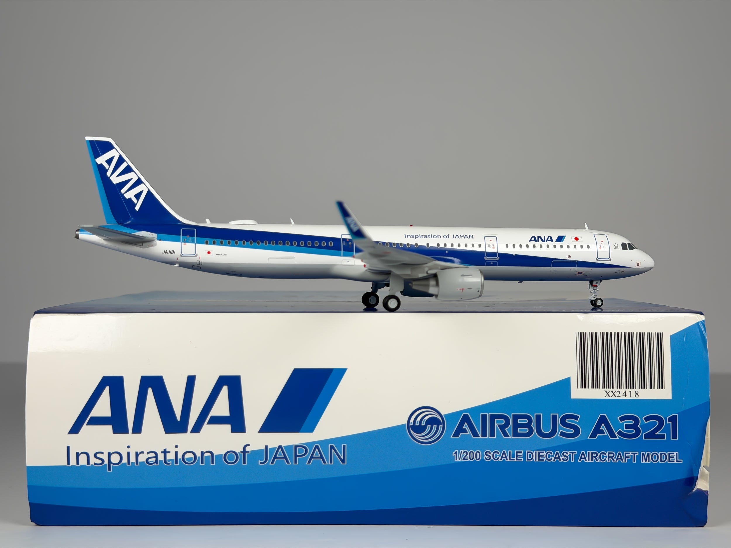 All Nippon Airways (ANA) Airbus A321 1:200 JC Wings JA111A (XX2418)