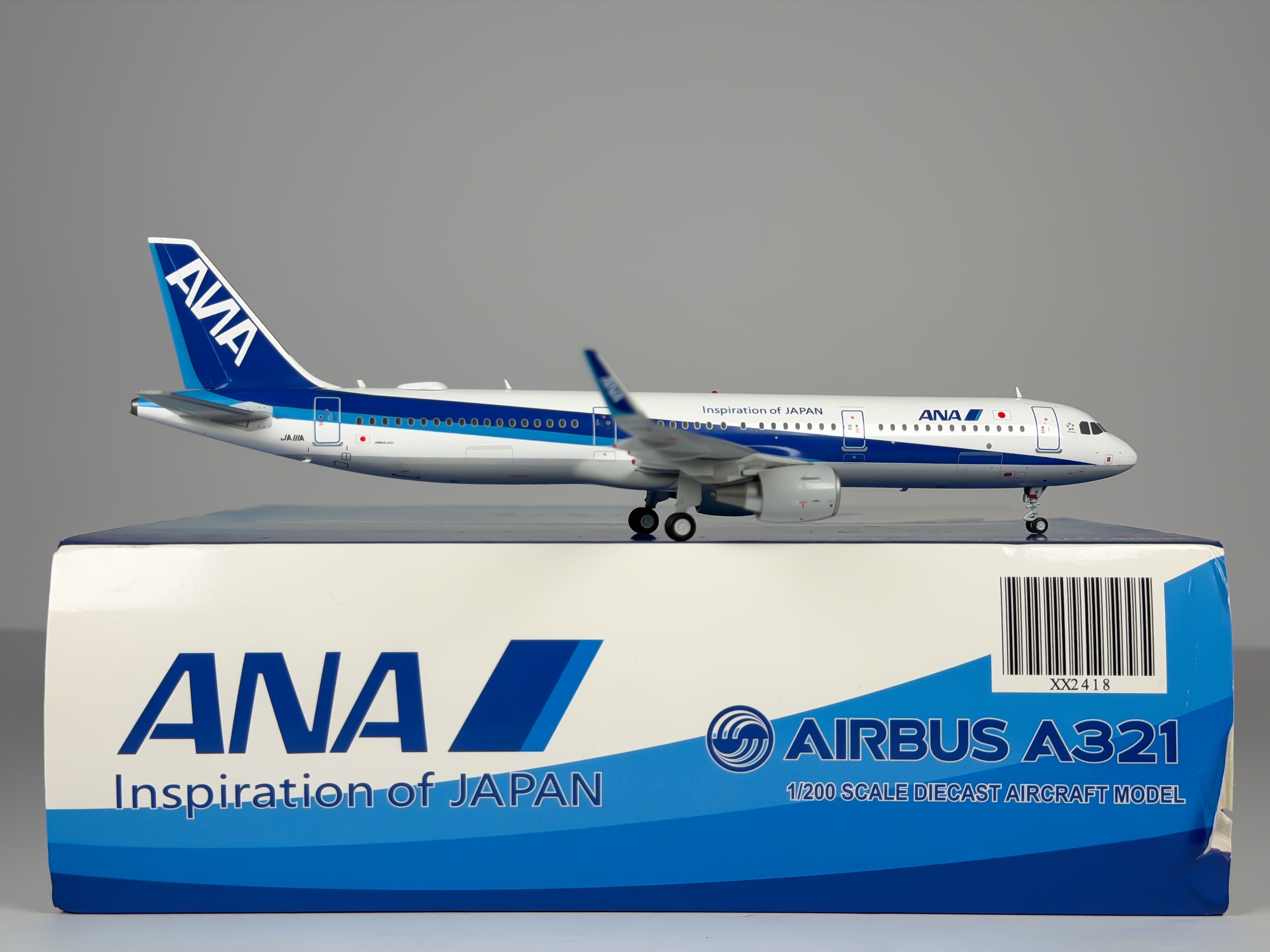 All Nippon Airways (ANA) Airbus A321 1:200 JC Wings JA111A (XX2418)