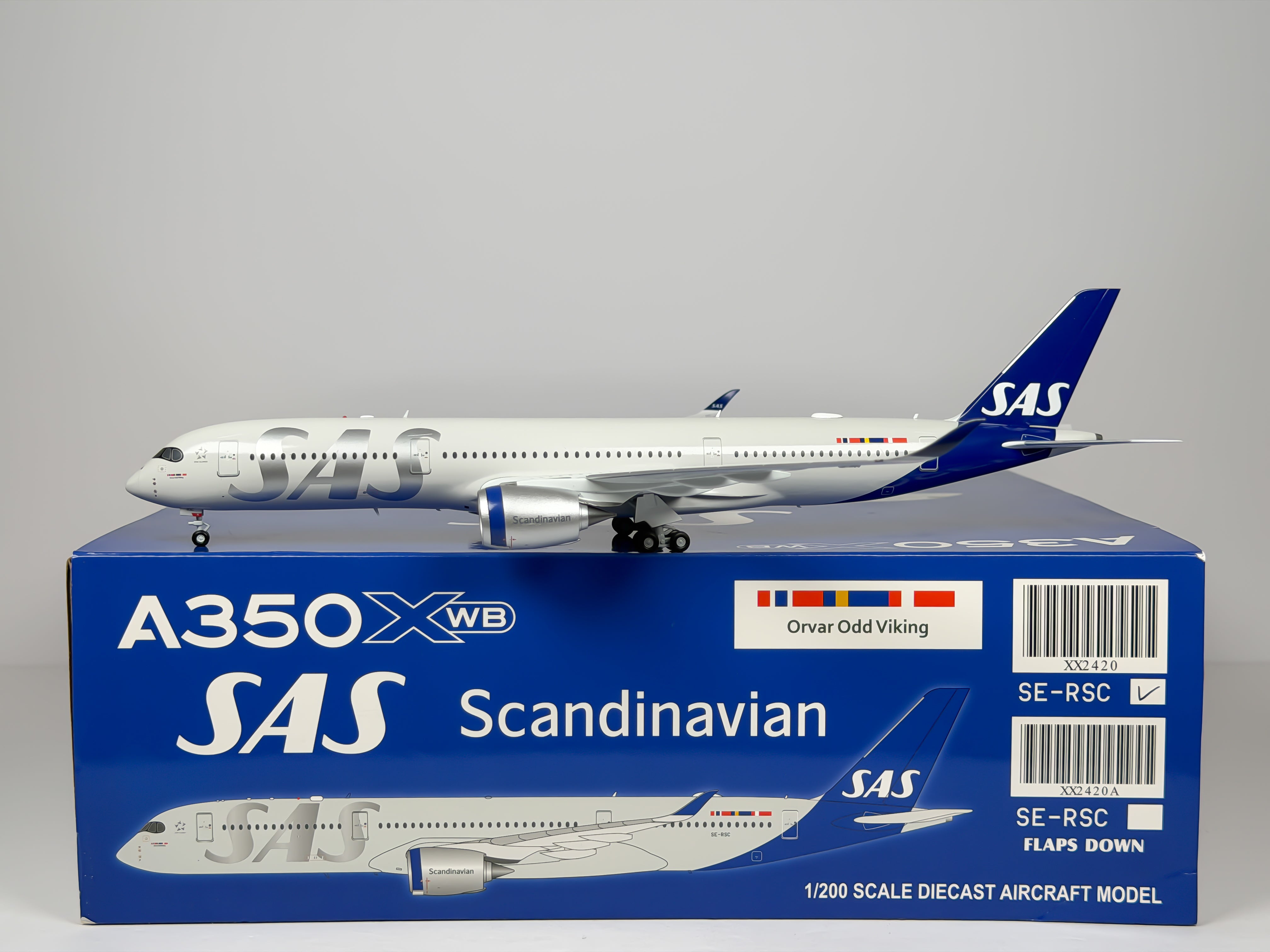 Scandinavian Airlines (SAS) Airbus A350-900 1:200 JC Wings SE-RSC (XX2420)