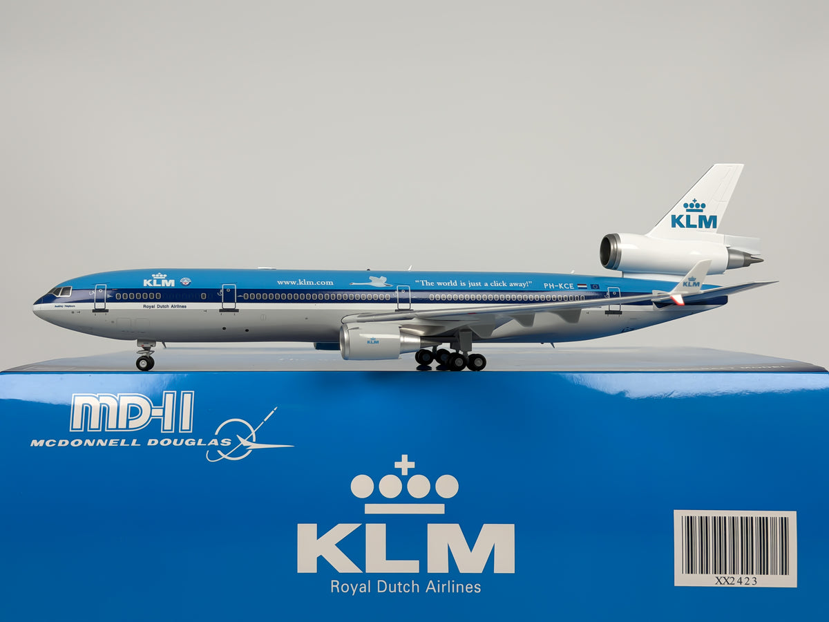 KLM Royal Dutch Airlines McDonnell Douglas MD-11 1:200 JC Wings PH-KCE (XX2423)