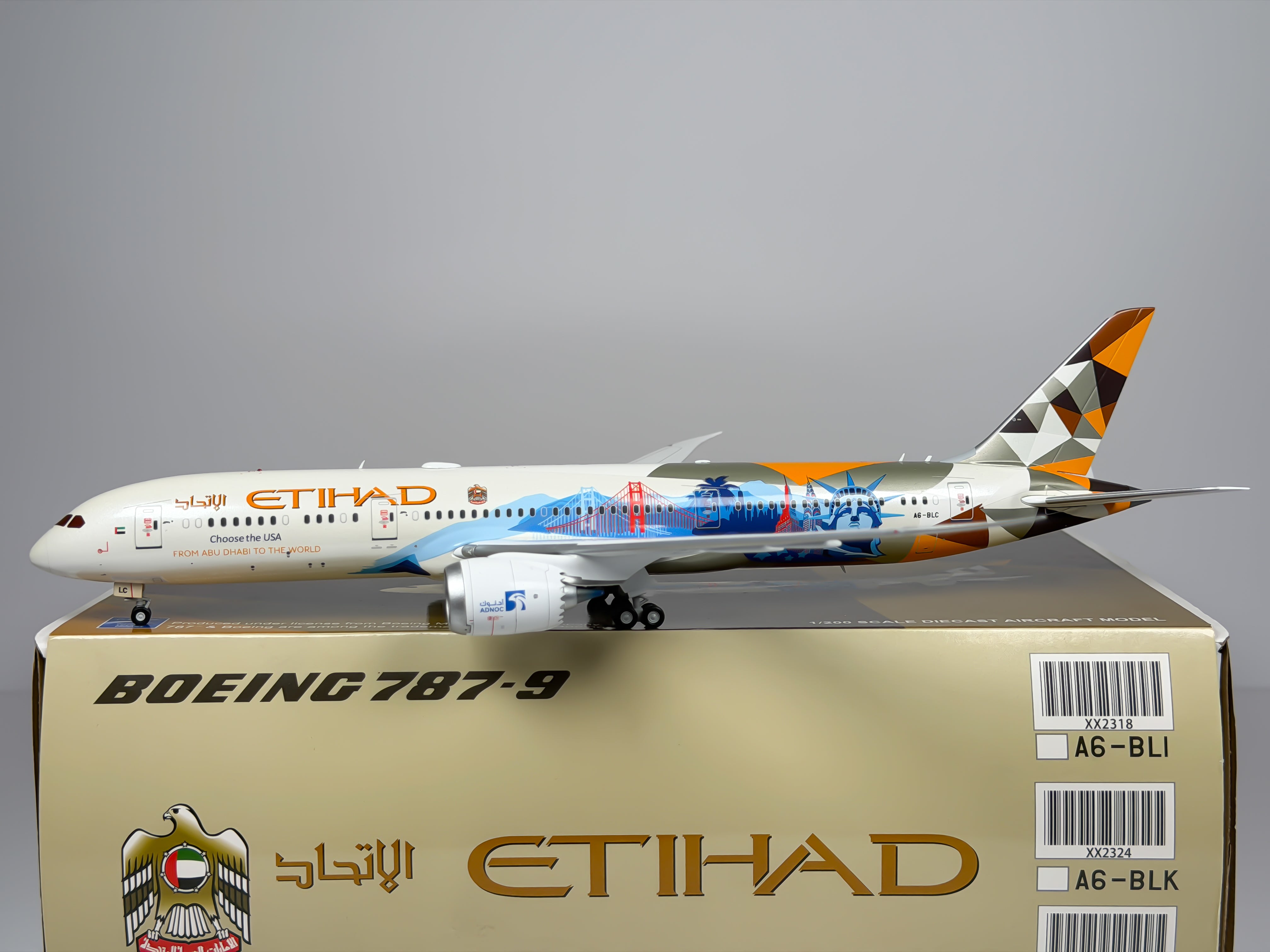 Etihad Airways Boeing 787-9 1:200 JC Wings A6-BLC (XX2425)