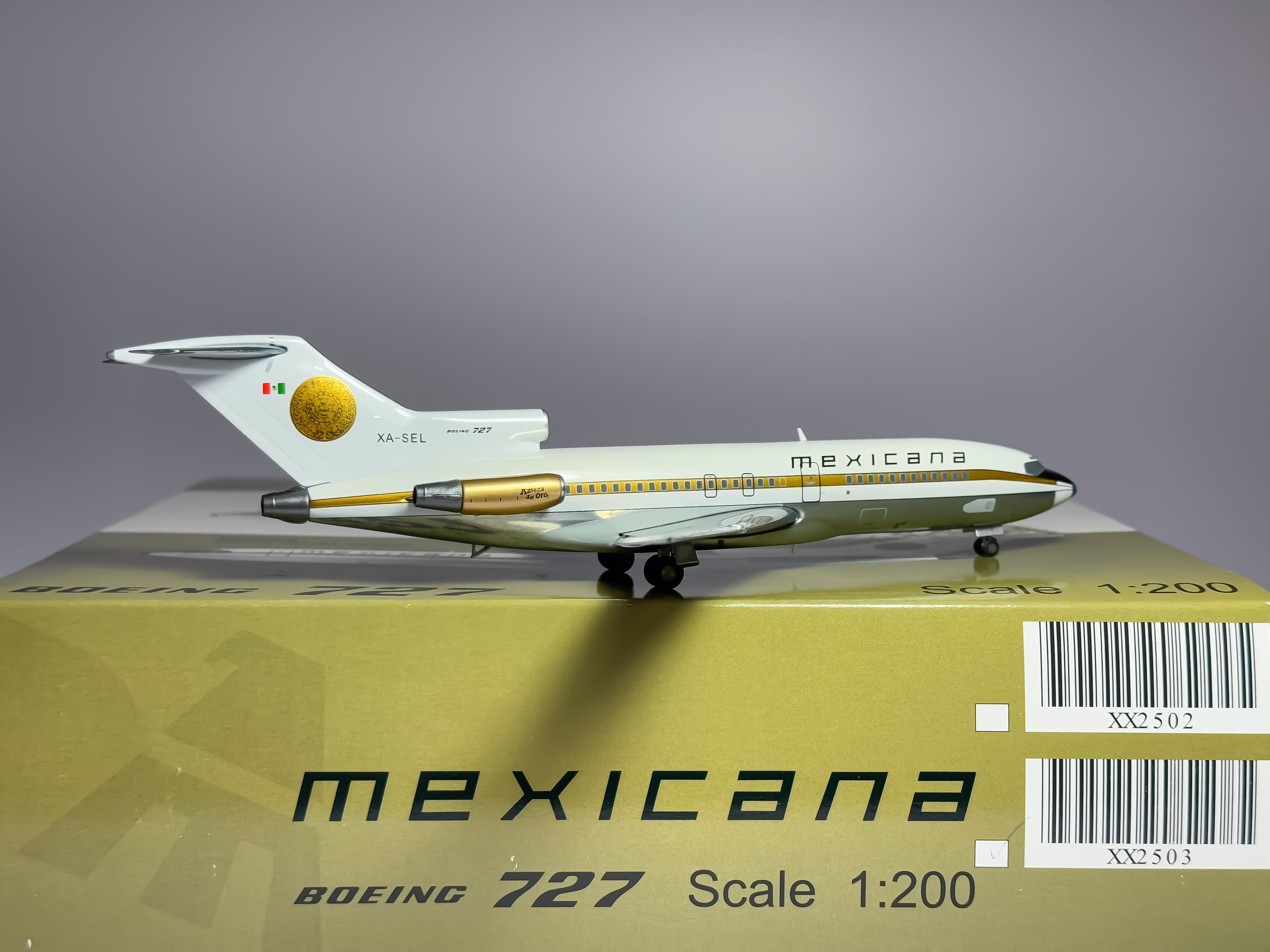 Mexicana Boeing 727-100 1:200 JC Wings XA-SEL (XX2503)