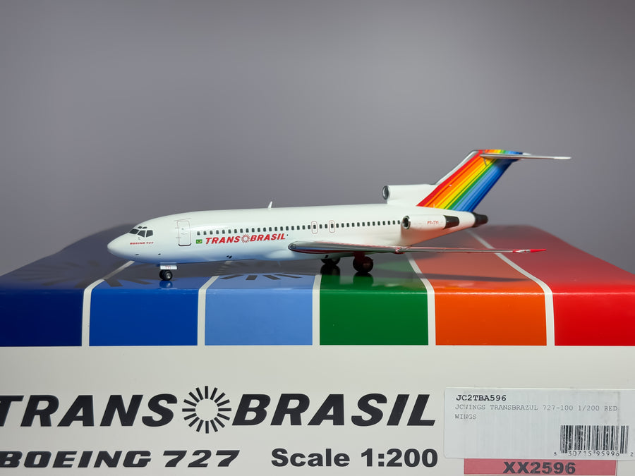 Transbrasil Boeing 727-100 1:200 JC Wings PT-TYI (XX2596)