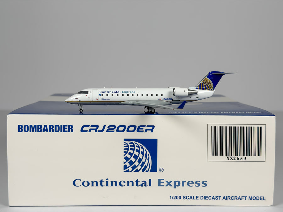 Continental Airlines Bombardier CRJ200 1:200 JC Wings N667BR (XX2653)