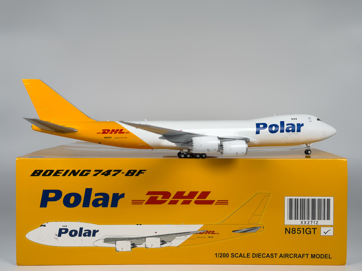 Polar Air Cargo Boeing 747-8F 1:200 JC Wings N851GT (XX2712)