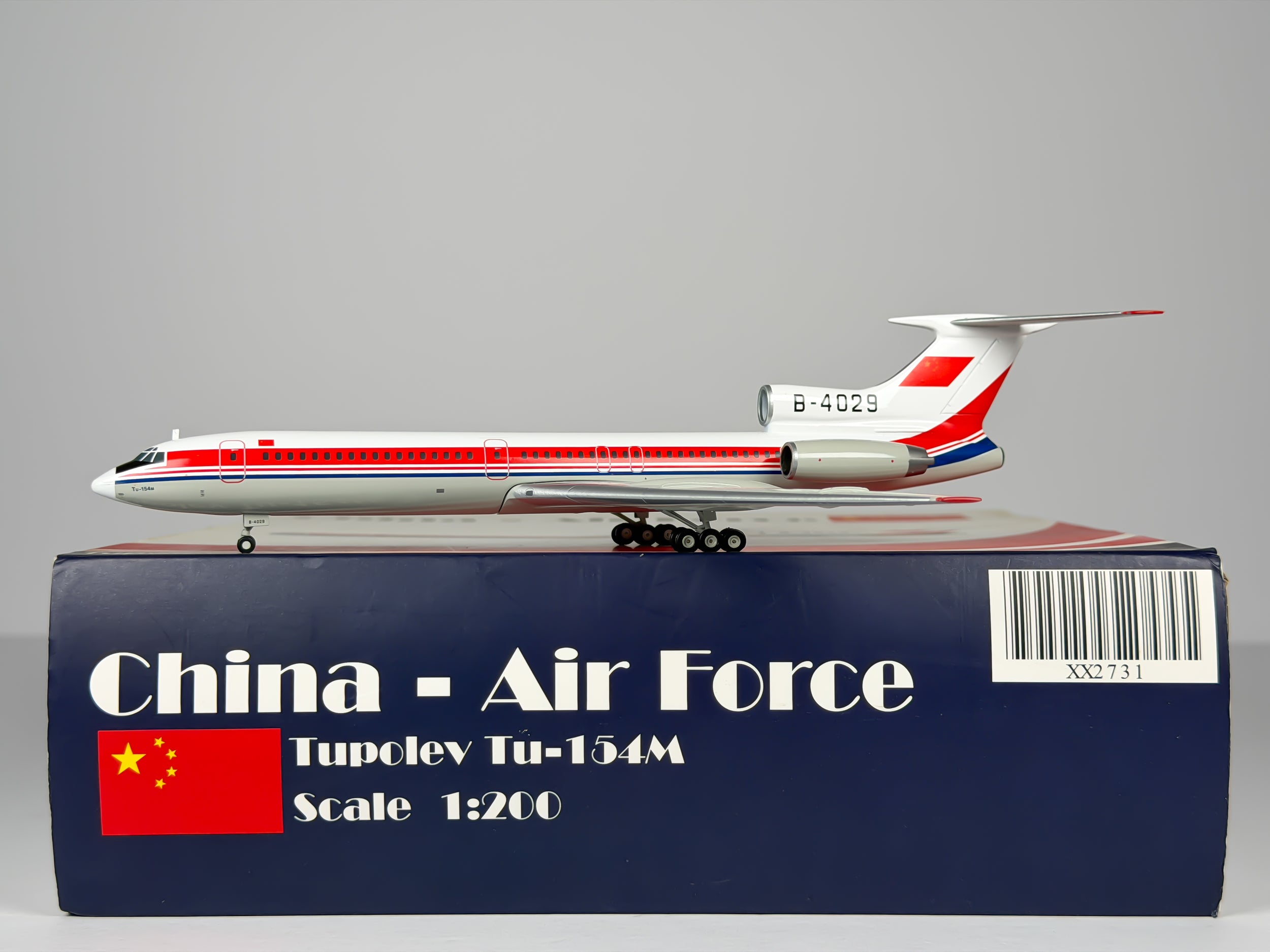 Chinese Air Force Tupolev TU-154M 1:200 JC Wings B-4029 (XX2731)