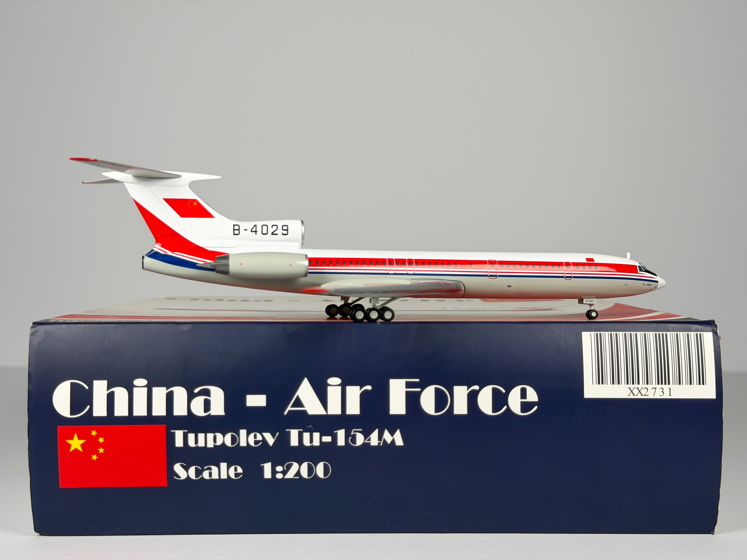 Chinese Air Force Tupolev TU-154M 1:200 JC Wings B-4029 (XX2731)