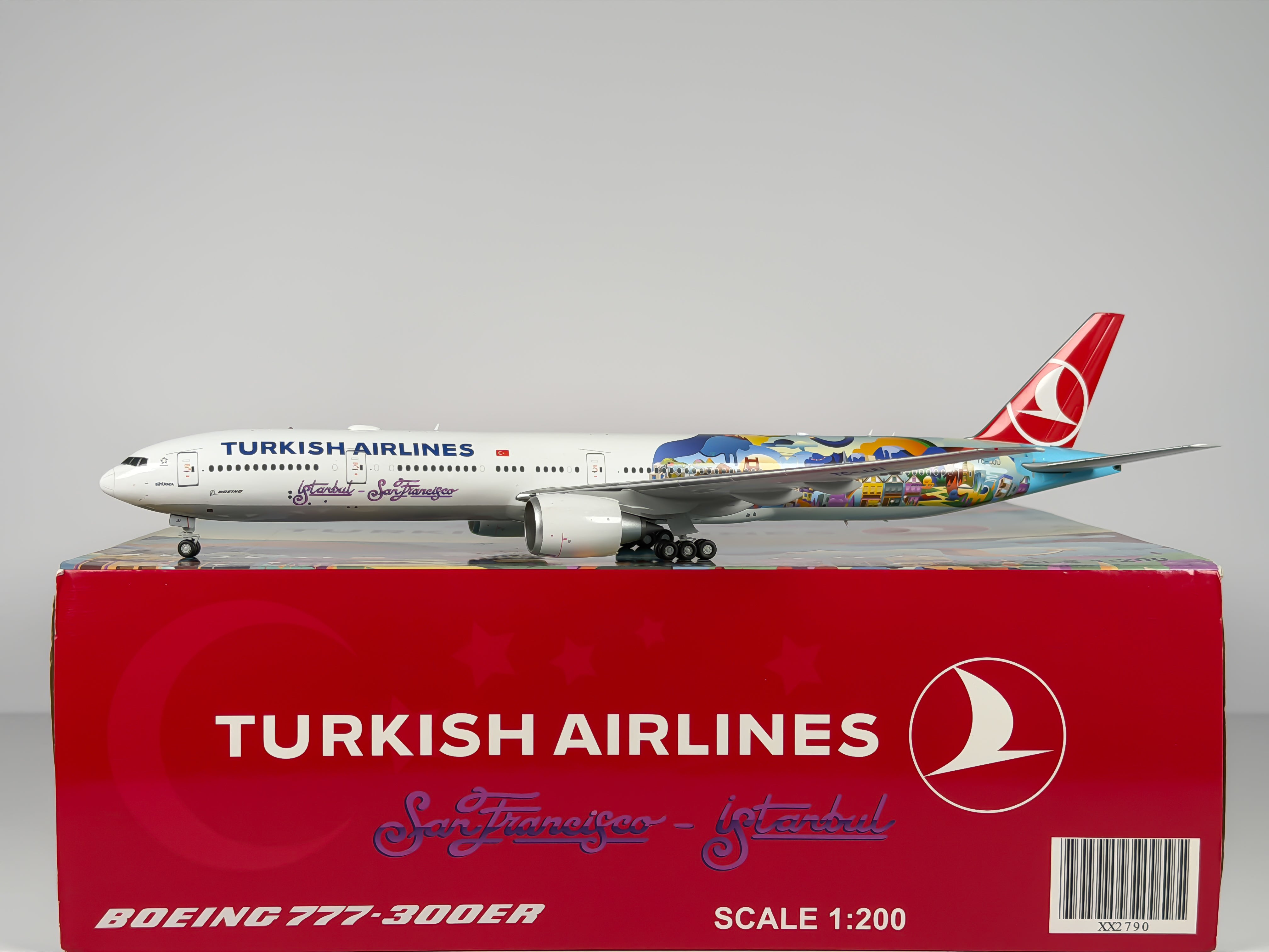 Turkish Airlines Boeing 777-300ER 1:200 JC Wings TC-JJU (XX2790)