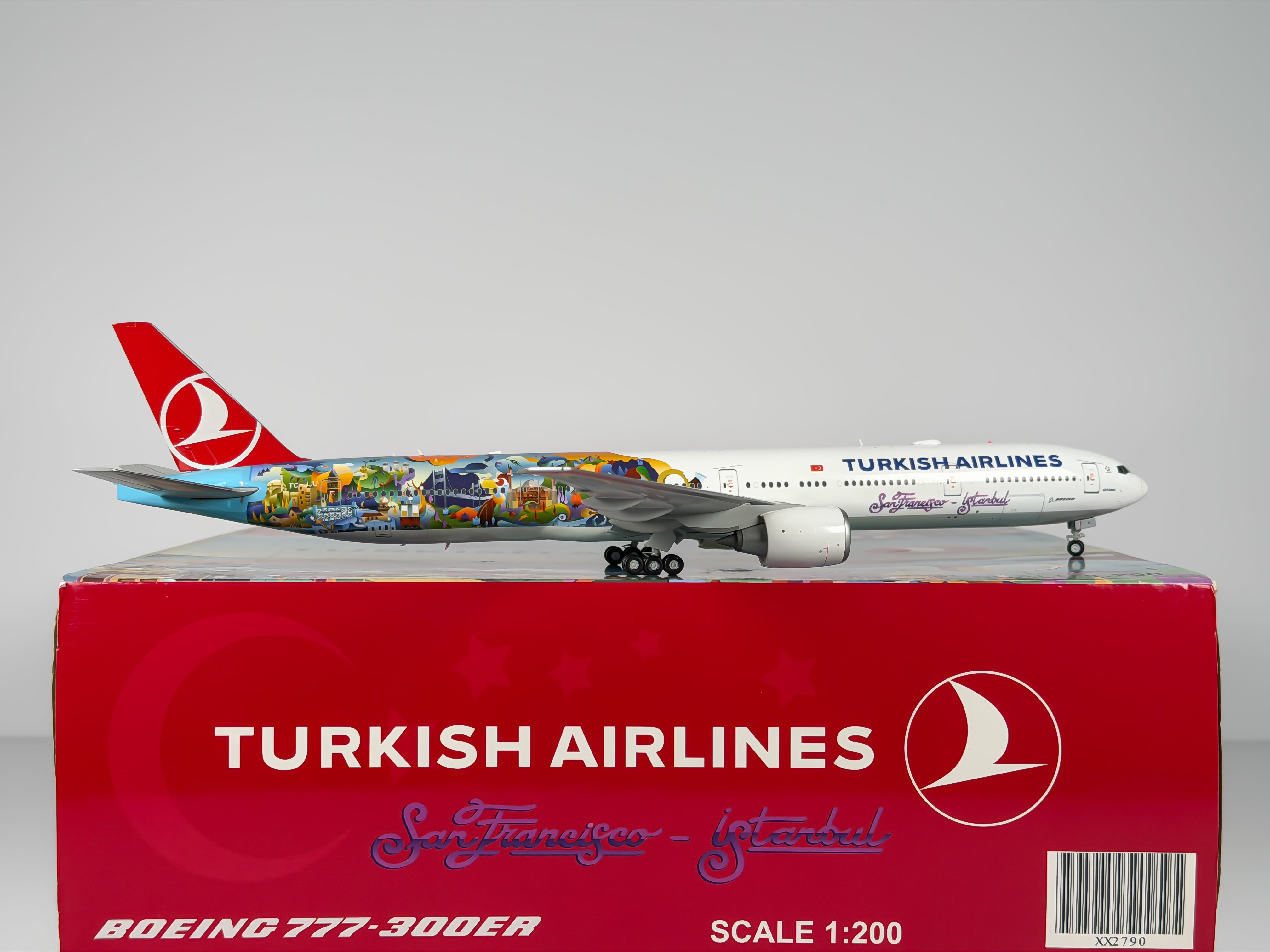 Turkish Airlines Boeing 777-300ER 1:200 JC Wings TC-JJU (XX2790)