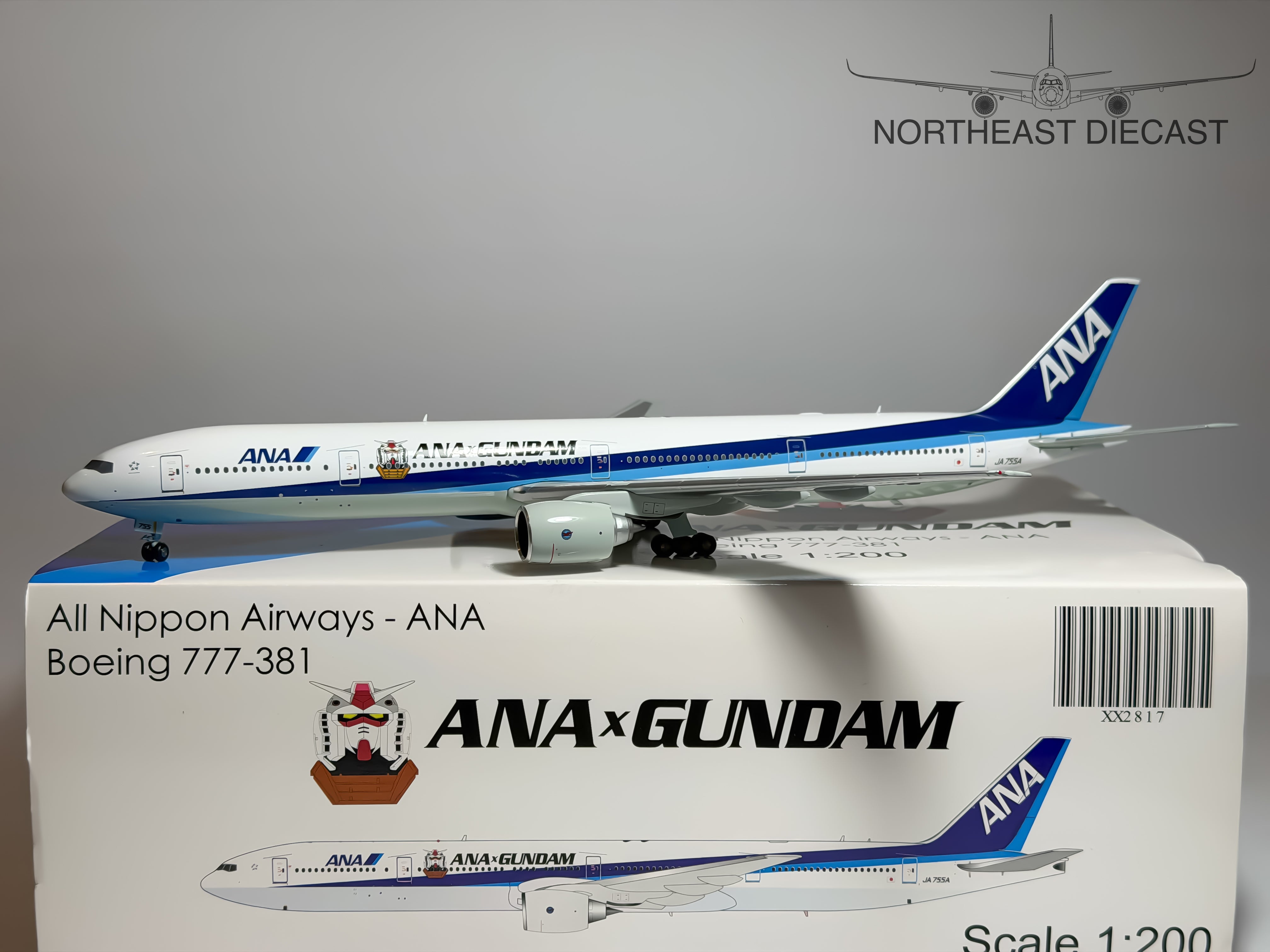 ANA Boeing 777-300 1:200 Diecast Aircraft - JC Wings · Northeast