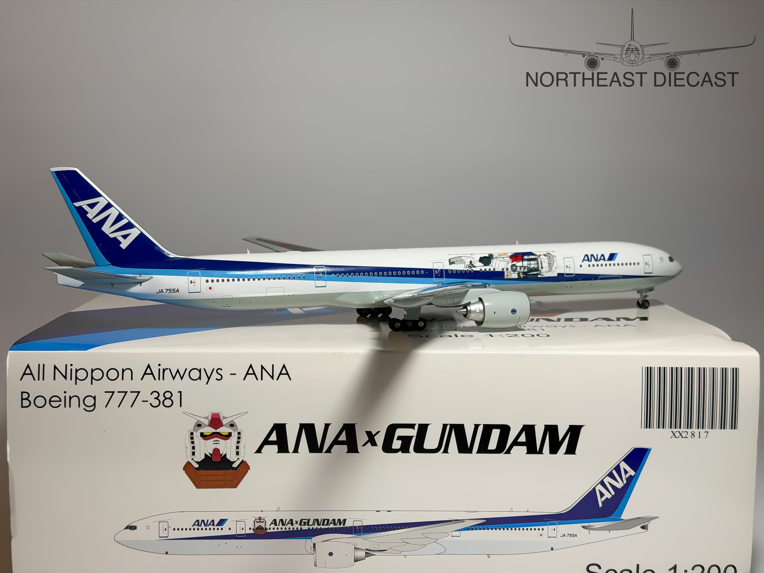 ANA Boeing 777-300 1:200 JC Wings JA755A (XX2817)