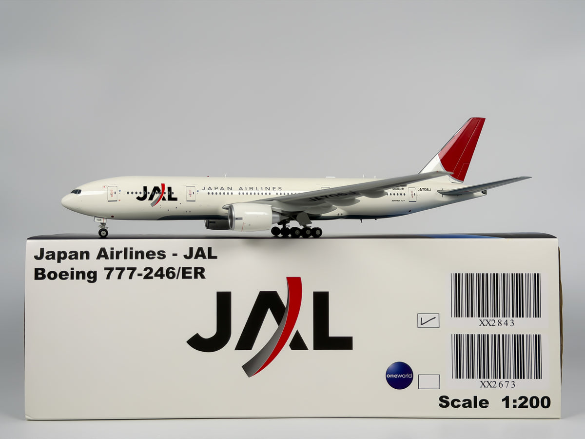 Japan Airlines (JAL) Boeing 777-200ER 1:200 JC Wings JA706J (XX2843)