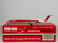 Avianca Colombia McDonnell Douglas MD-83 1:200 JC Wings EI-CEB (XX2901)