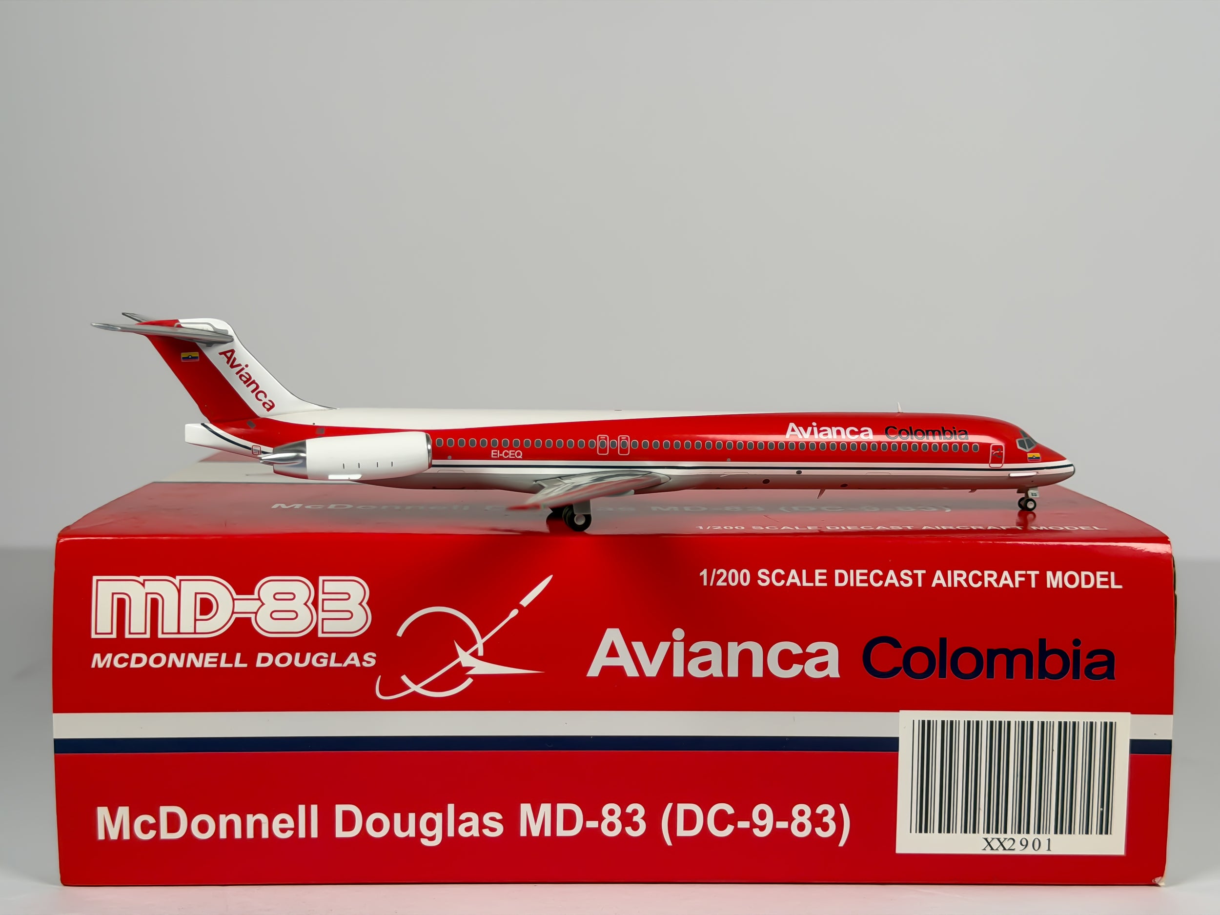 Avianca Colombia McDonnell Douglas MD-83 1:200 JC Wings EI-CEB (XX2901)