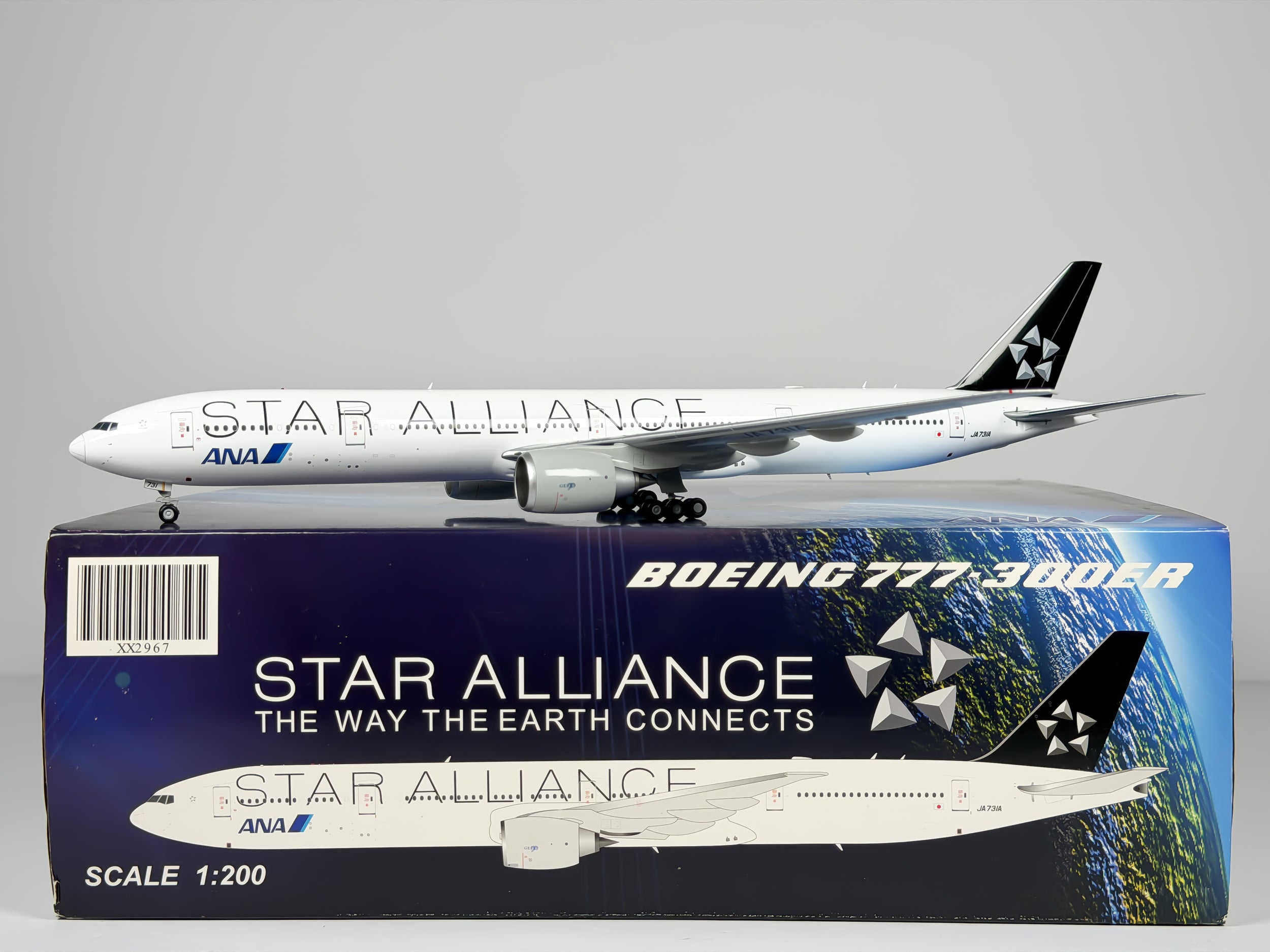 All Nippon Airways (ANA) Boeing 777-300ER 1:200 JC Wings JA731A (XX2967)