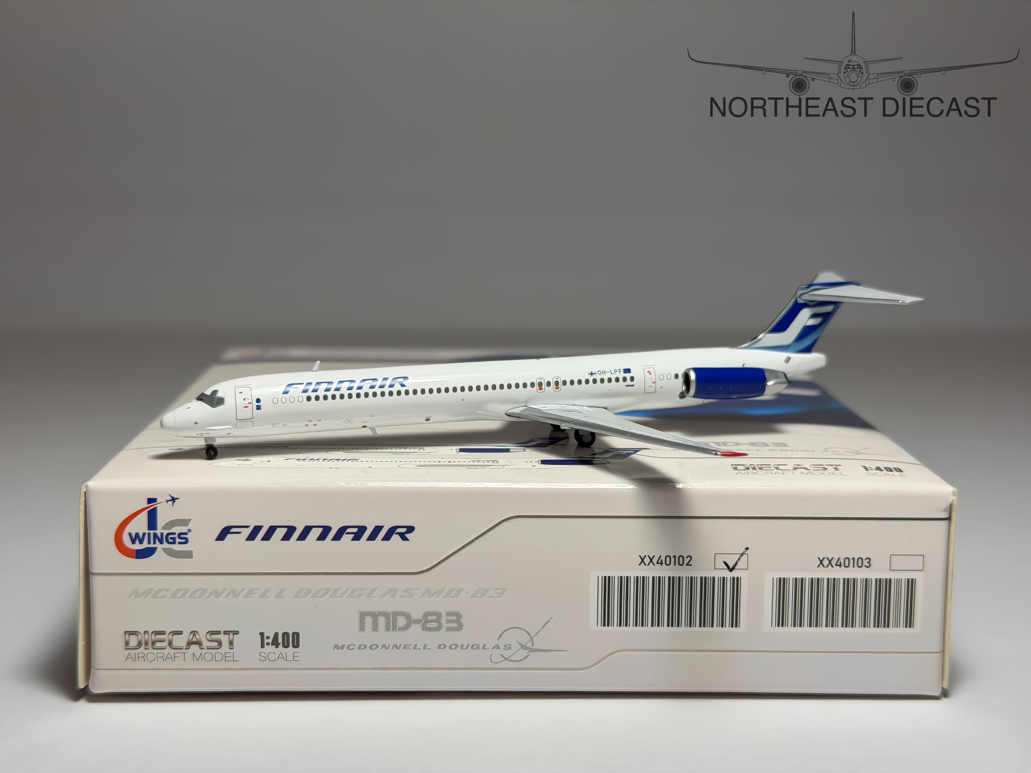 Finnair McDonnell Douglas MD-83 1:400 JC Wings OH-LPF (XX40102)