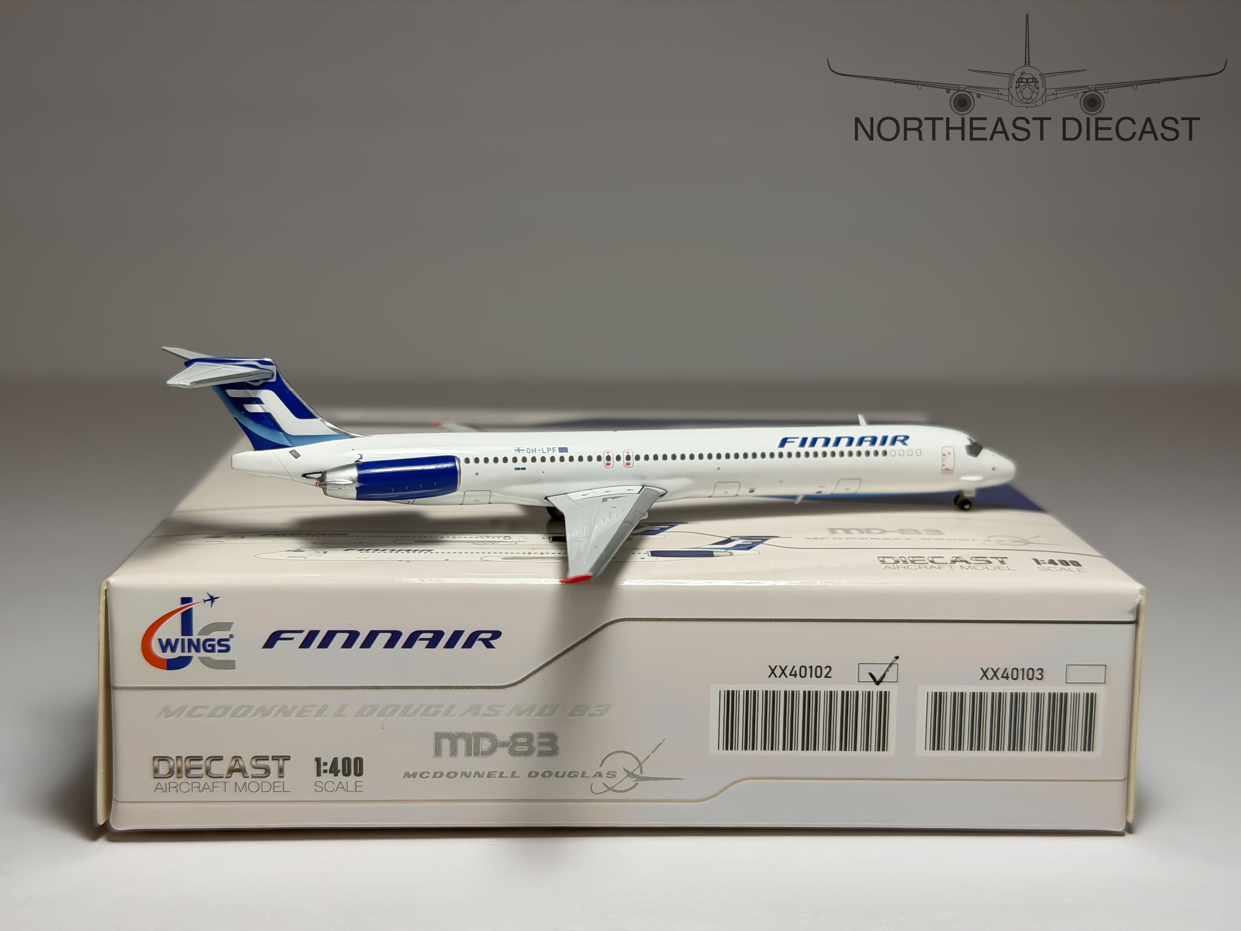 Finnair McDonnell Douglas MD-83 1:400 JC Wings OH-LPF (XX40102)
