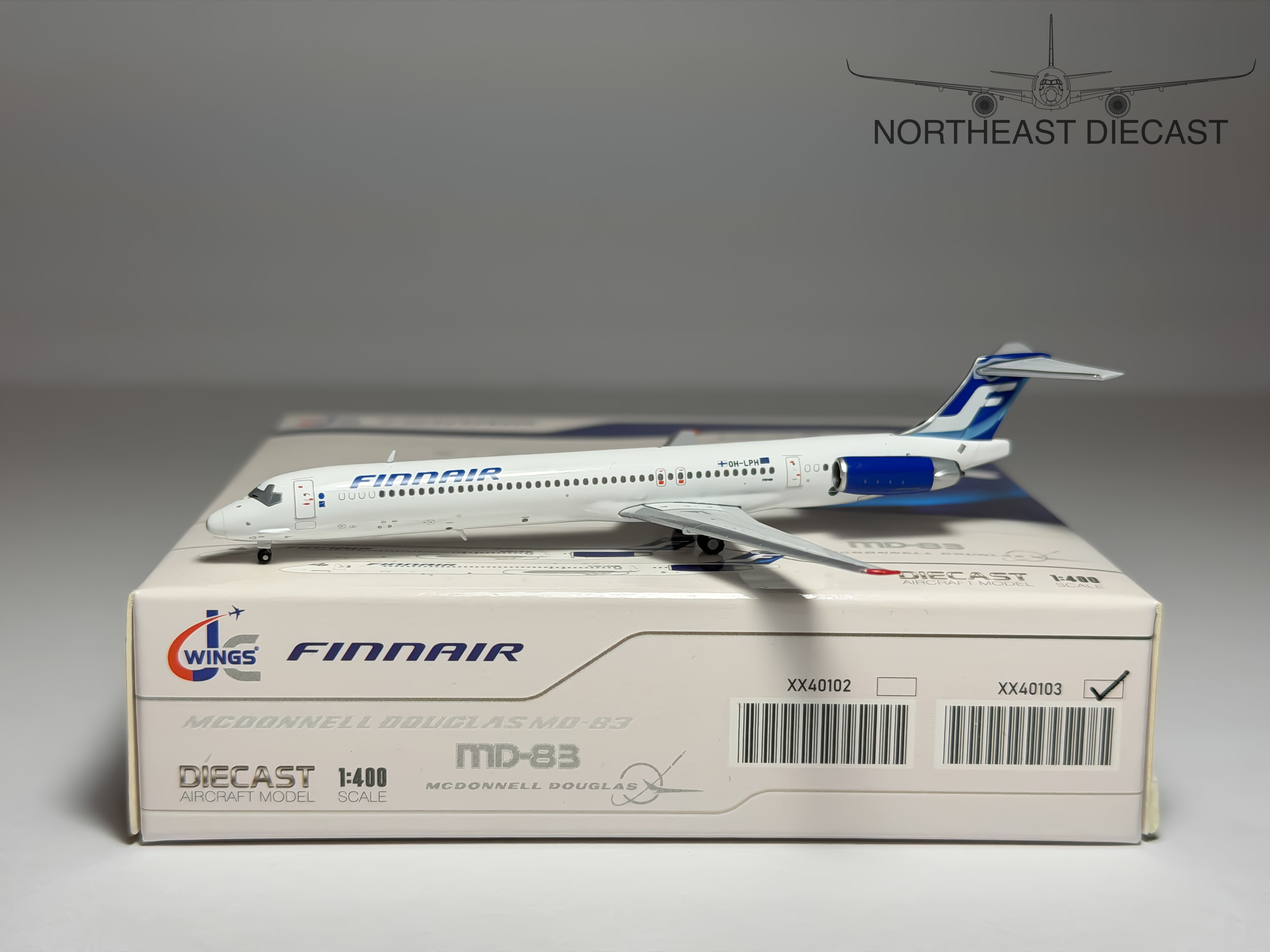 Finnair McDonnell Douglas MD-83 1:400 JC Wings OH-LPH (XX40103)