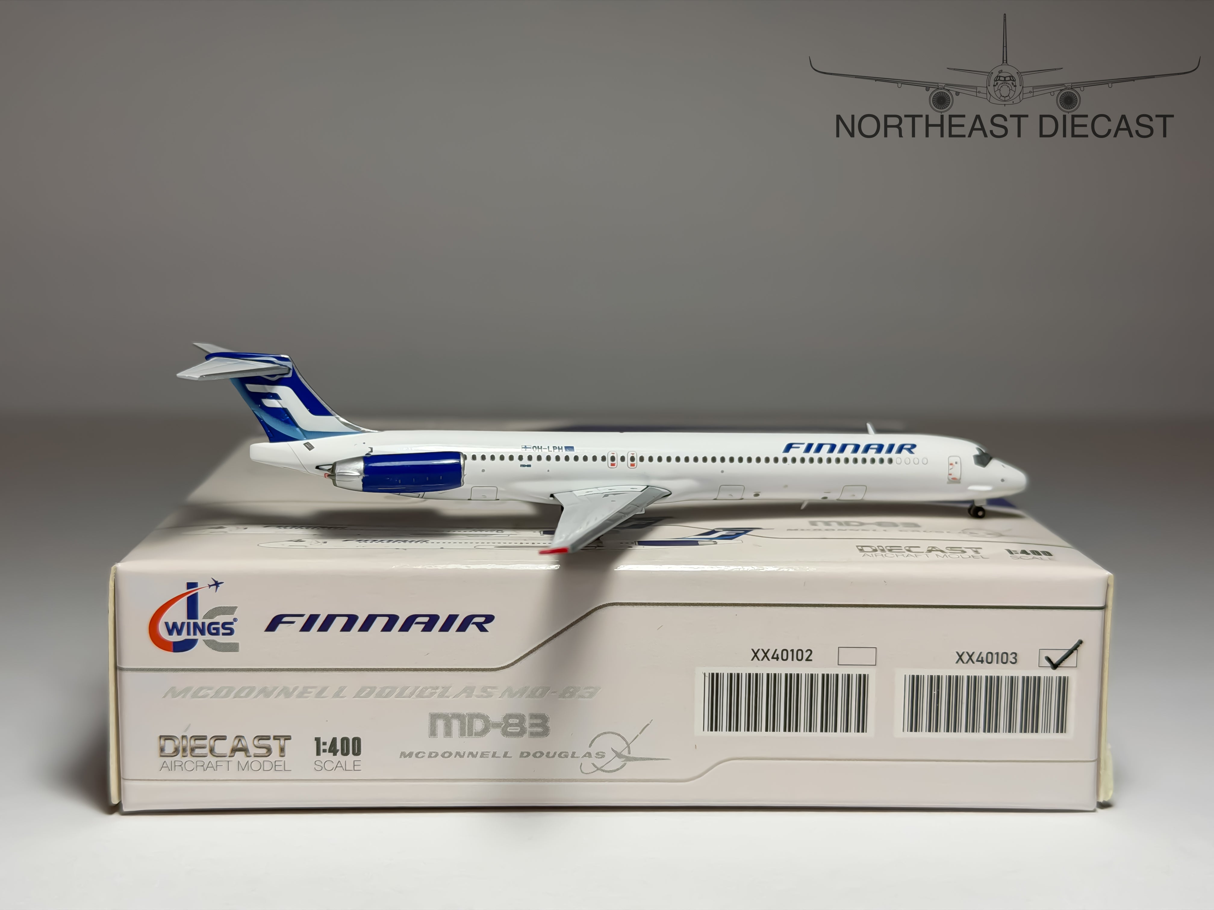 Finnair McDonnell Douglas MD-83 1:400 JC Wings OH-LPH (XX40103)