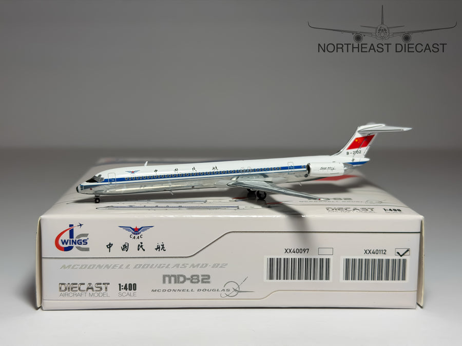 CAAC McDonnell Douglas MD-82 1:400 JC Wings B-2102 (XX40112)