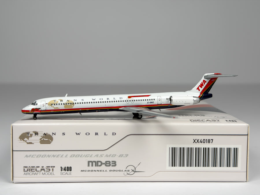 Trans World Airlines (TWA) McDonnell Douglas MD-83 1:400 JC Wings EI-BWD (XX40187)