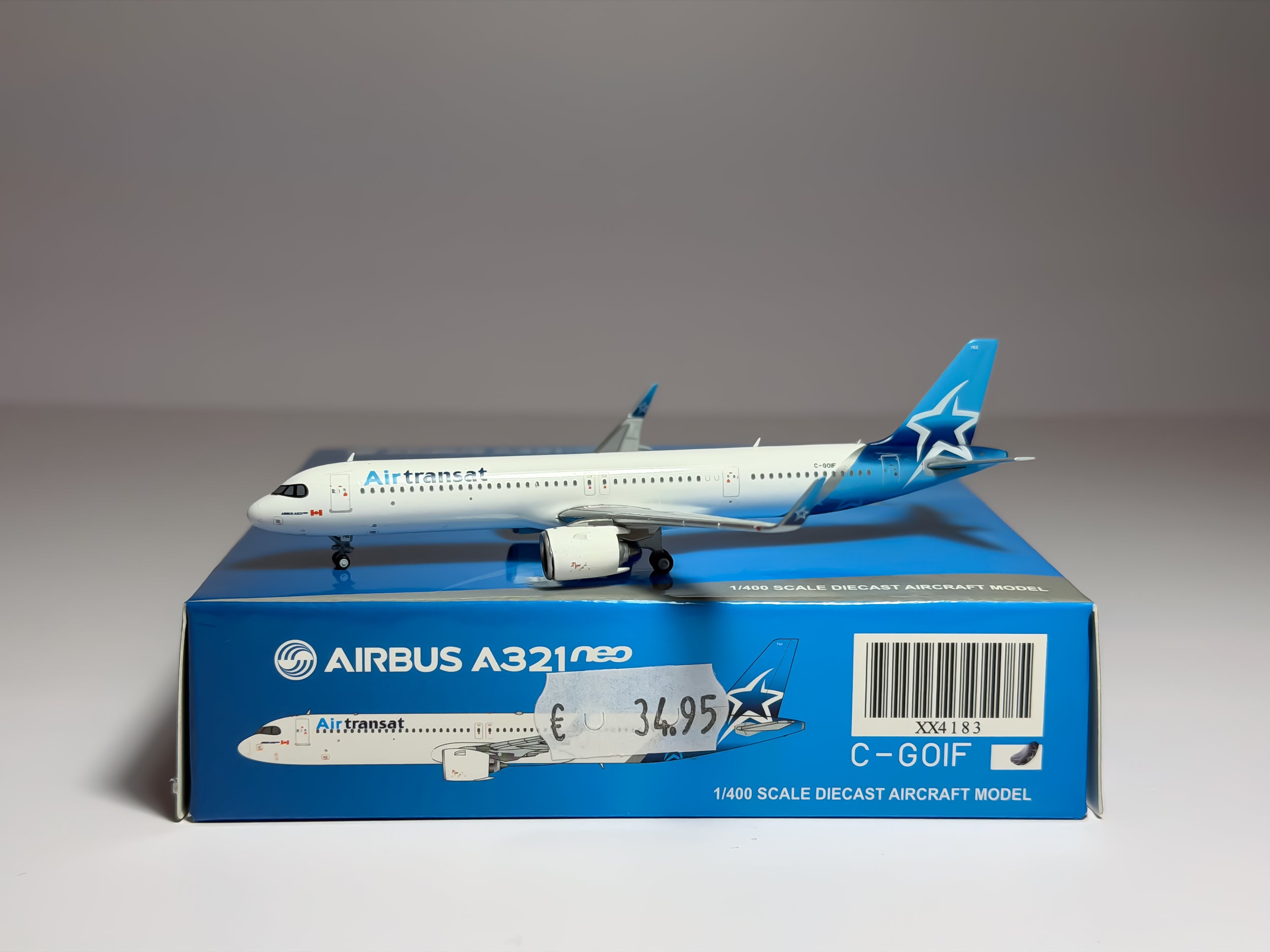 Air Transat Airbus A321neo 1:400 JC Wings C-GOIF (XX4183)