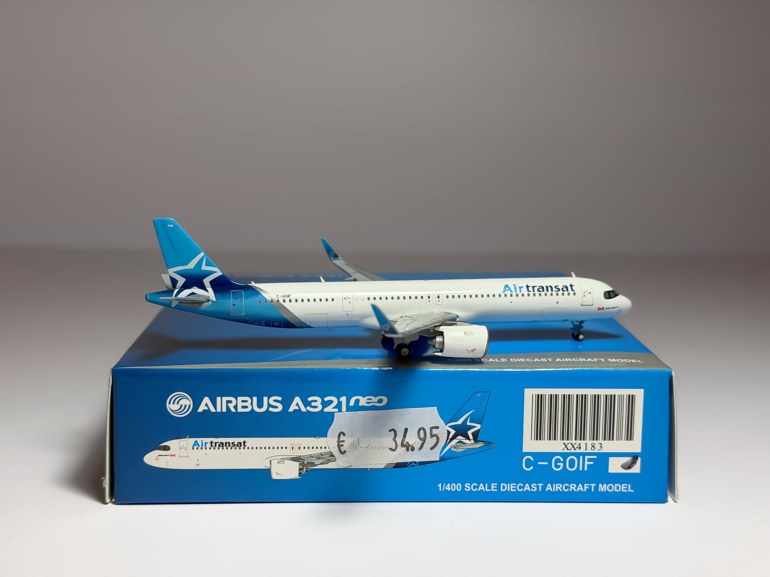 Air Transat Airbus A321neo 1:400 JC Wings C-GOIF (XX4183)