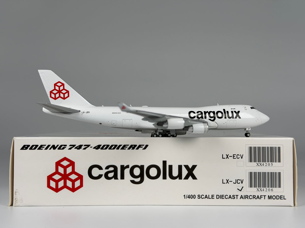 Cargolux Boeing 747-400F 1:400 JC Wings LX-JCV (XX4206)