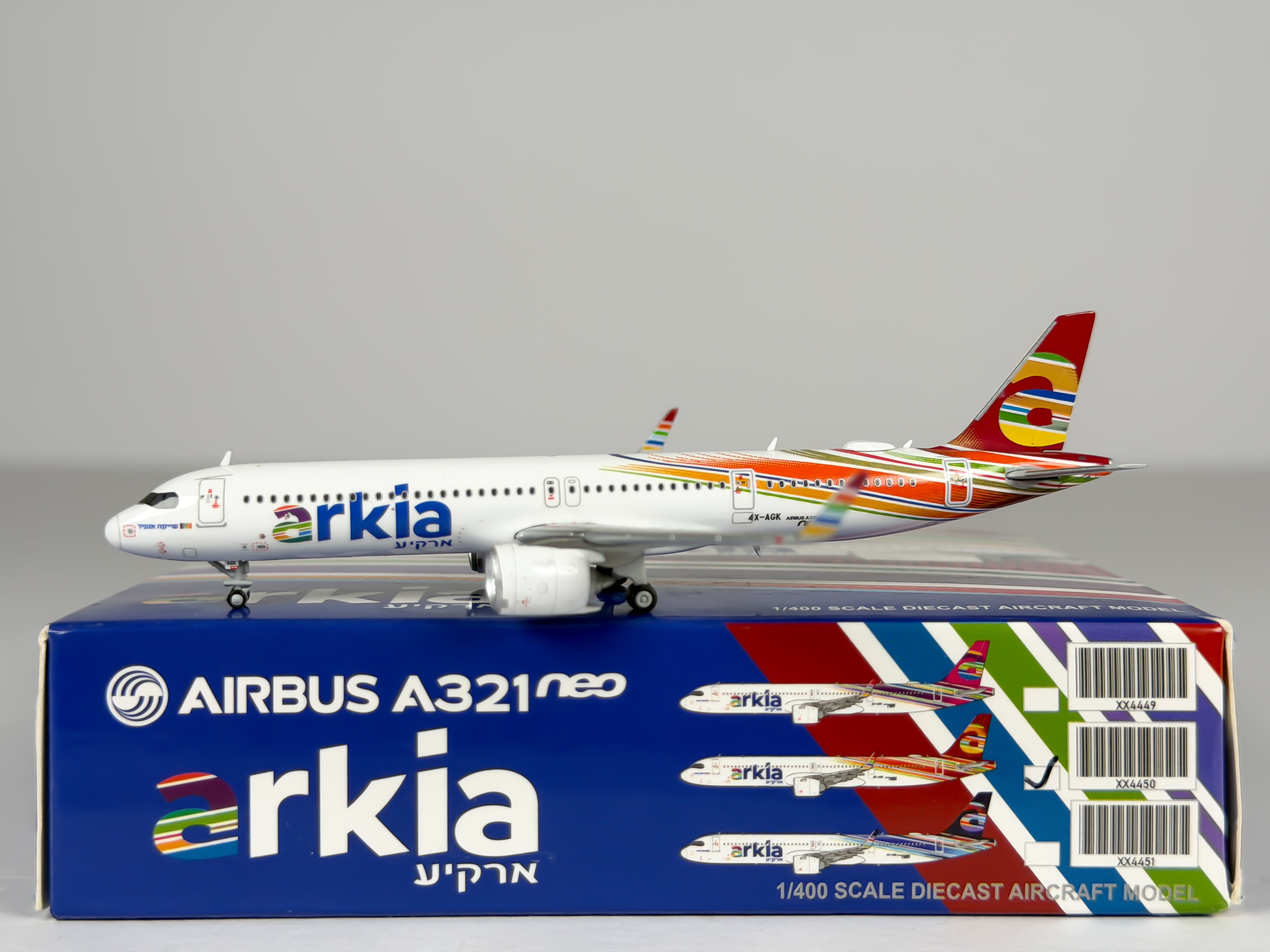 Arkia Israel Airlines Airbus A321neo 1:400 JC Wings 4X-AGK (XX4450)